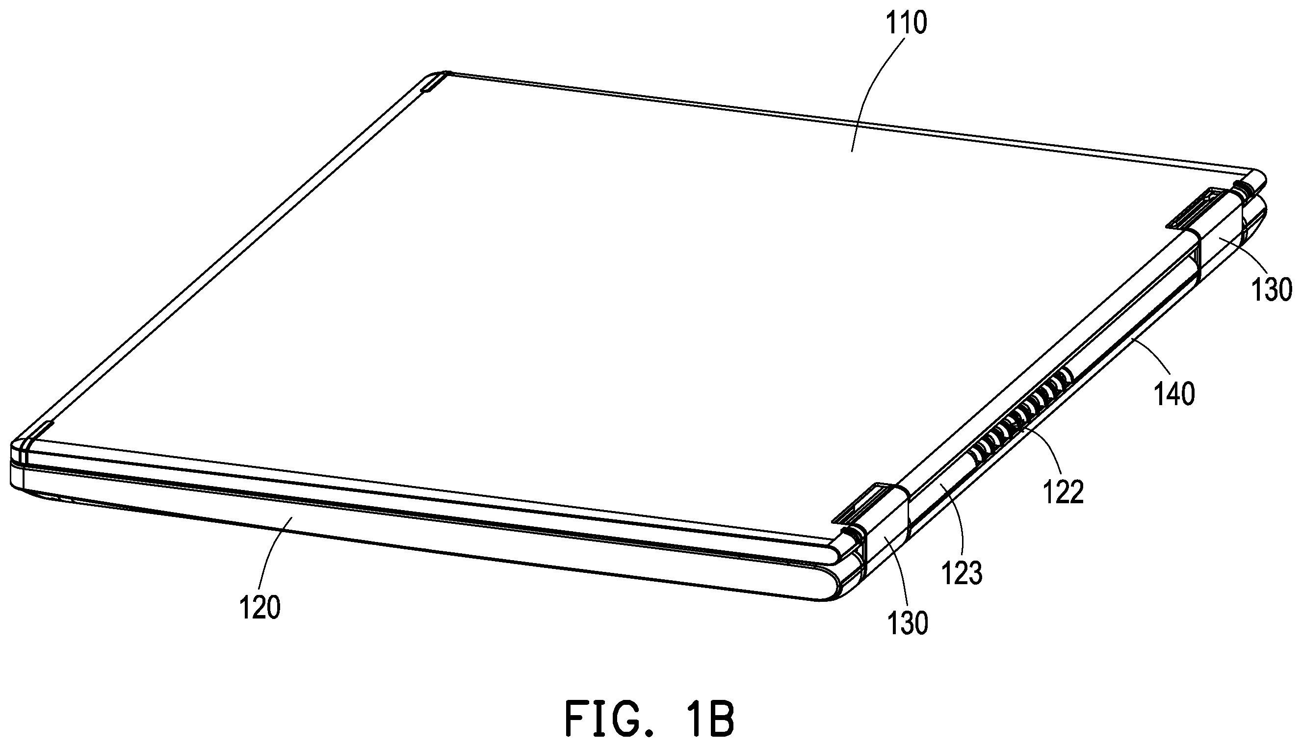 Patent US12504793 Figure 2 – Foldable electronic device