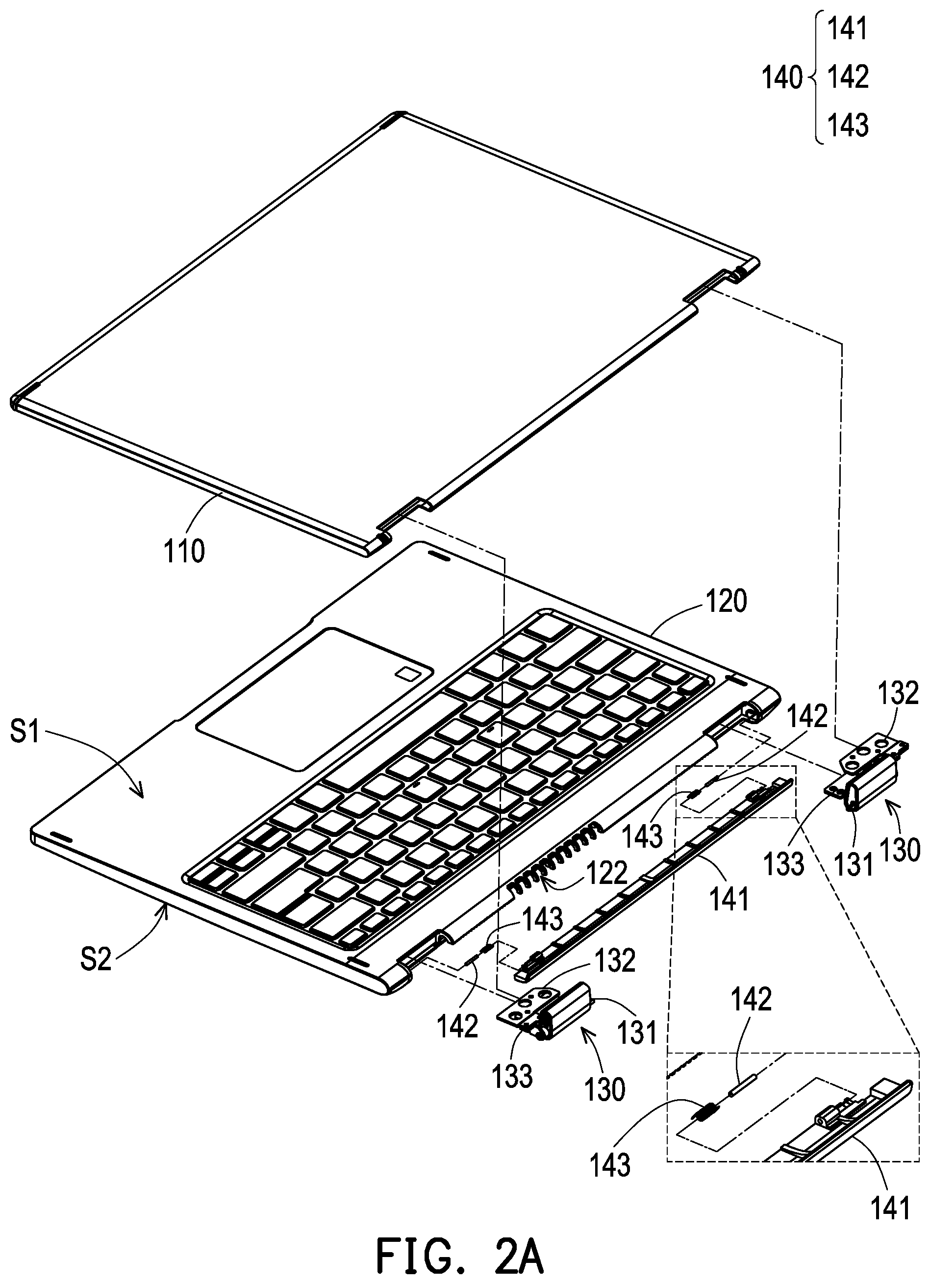 Patent US12504793 Figure 3 – Foldable electronic device