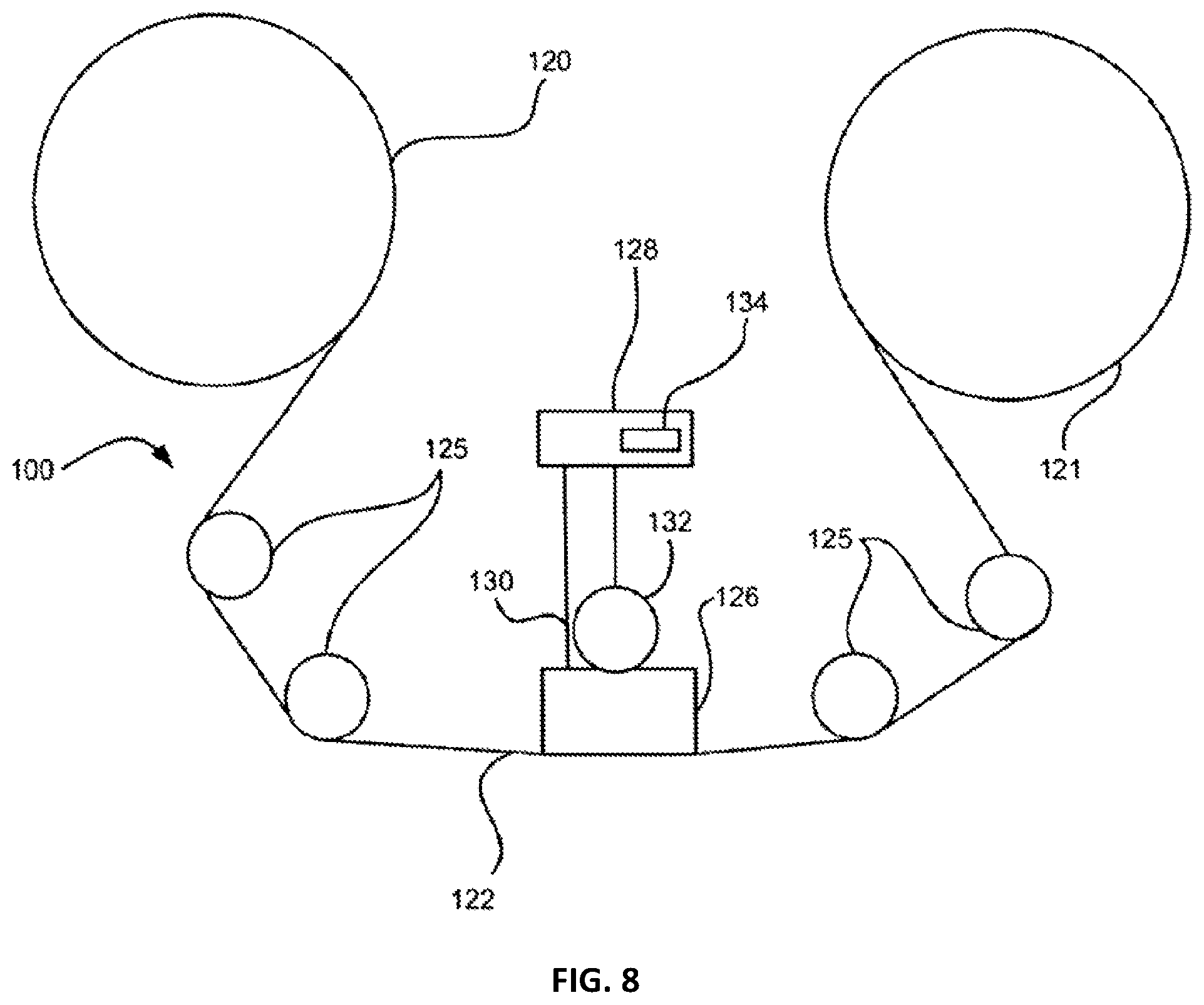 Patent US12504795 Figure 8 – Data storage library with service mode for protecting data storage drives