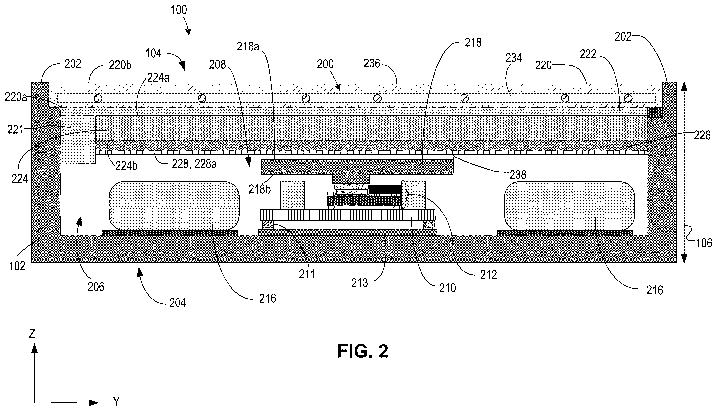 Patent US12504797 Figure 2 – Thermal management systems for electronic devices and related methods