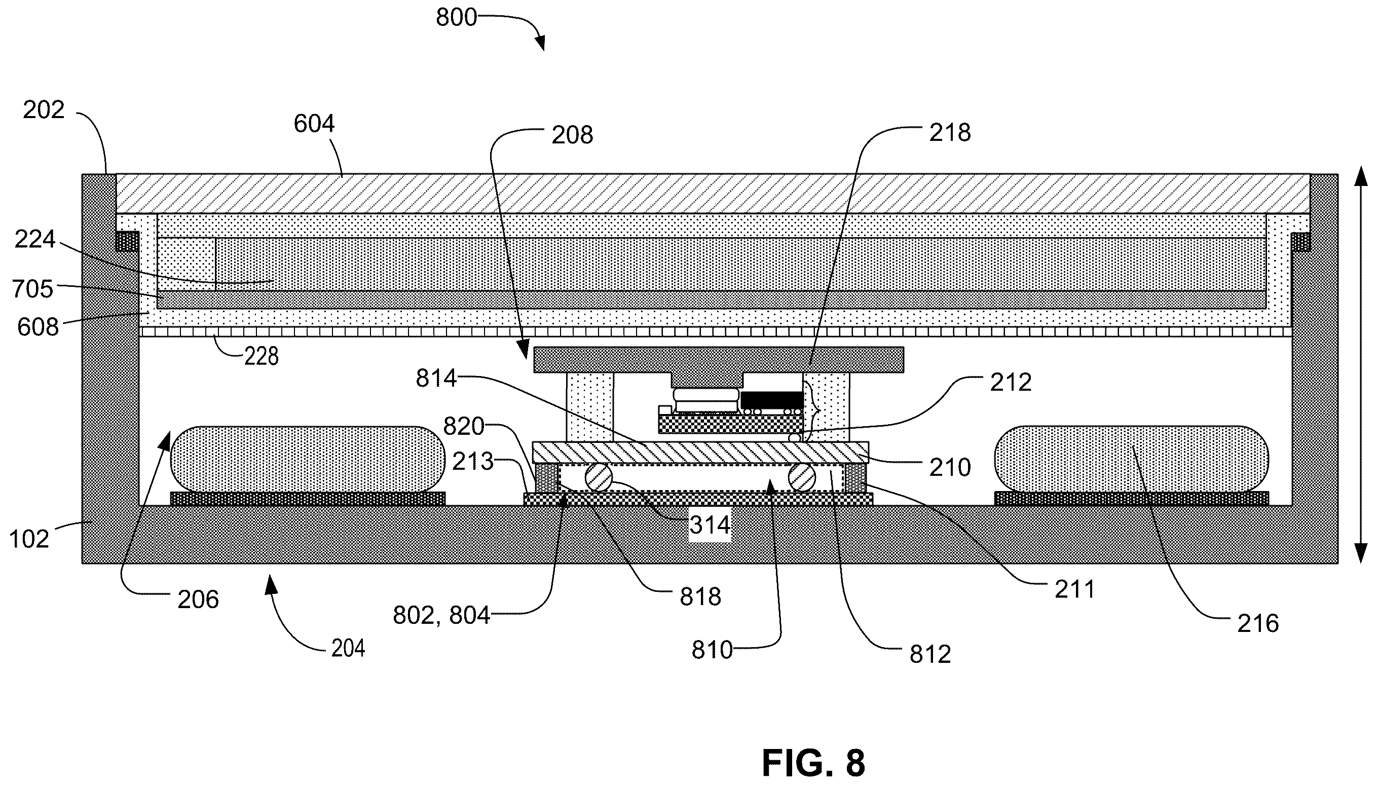Patent US12504797 Figure 8 – Thermal management systems for electronic devices and related methods