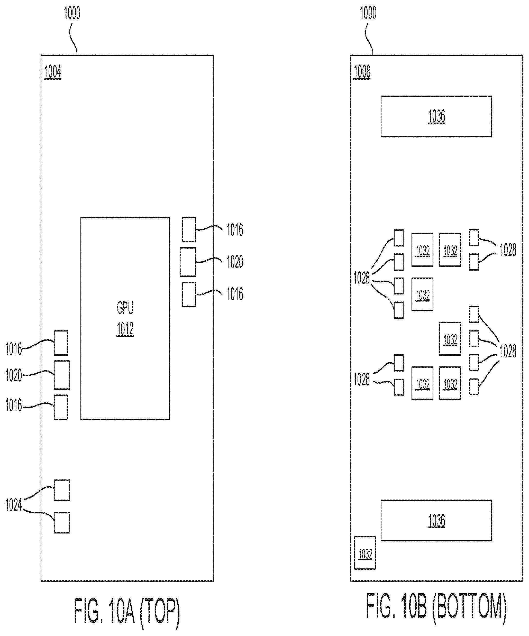 Patent US12504799 Figure 10 – Flexible and modular top and bottom side processor unit module cooling