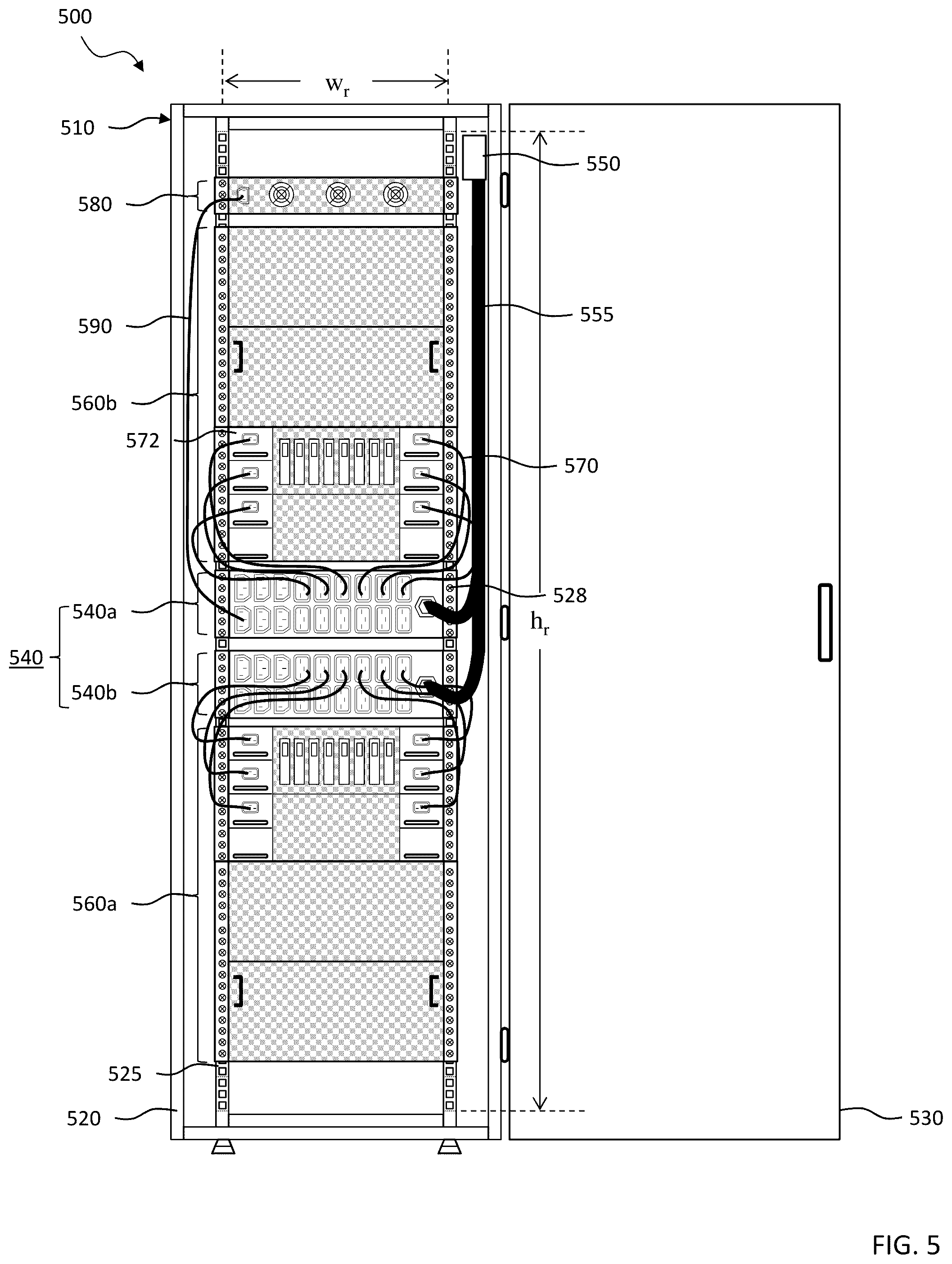 Patent US12504801 Figure 5 – Intelligent data center
