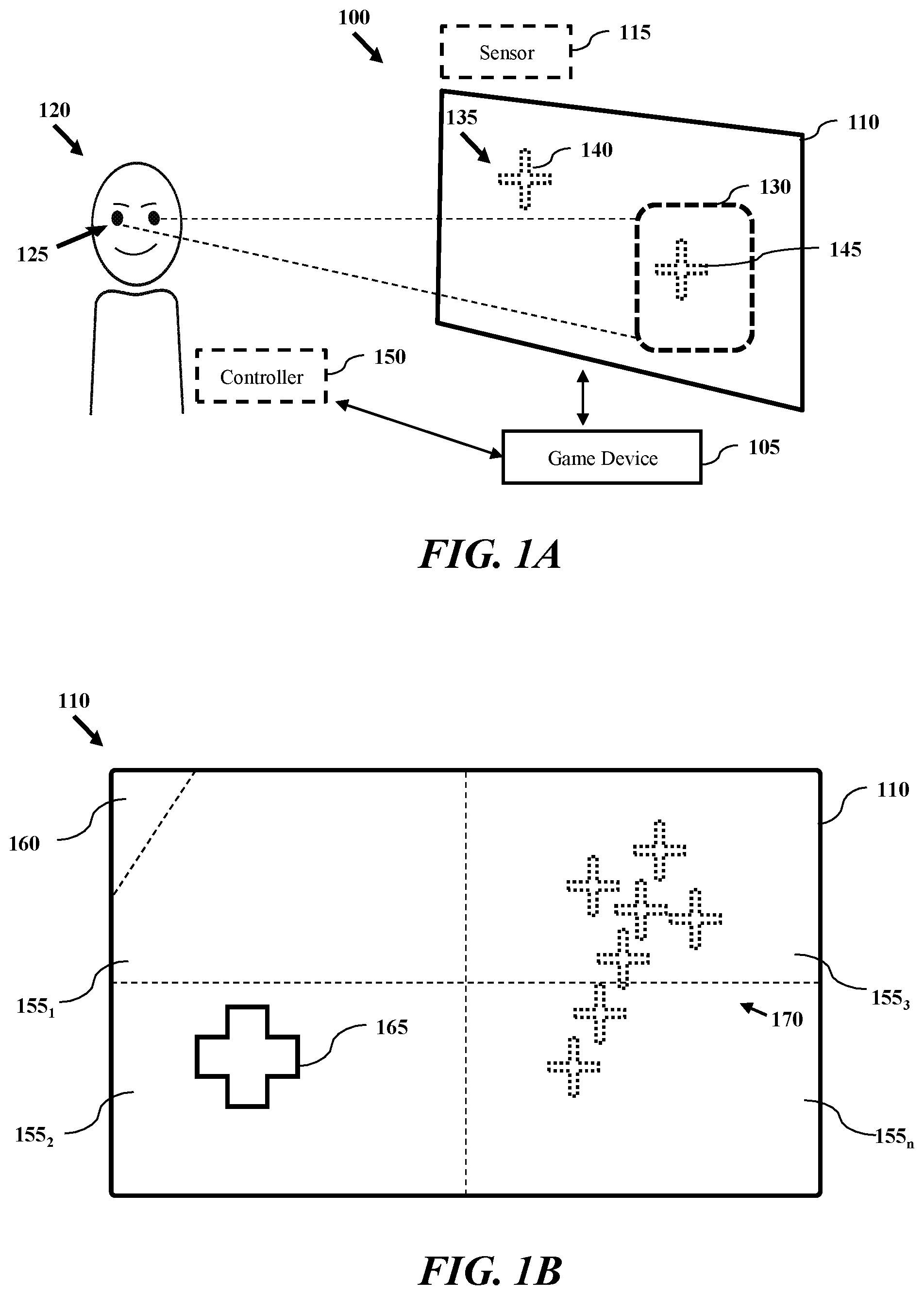 Patent US12504811 Figure 1 – Systems and methods for eye tracking and interactive entertainment control