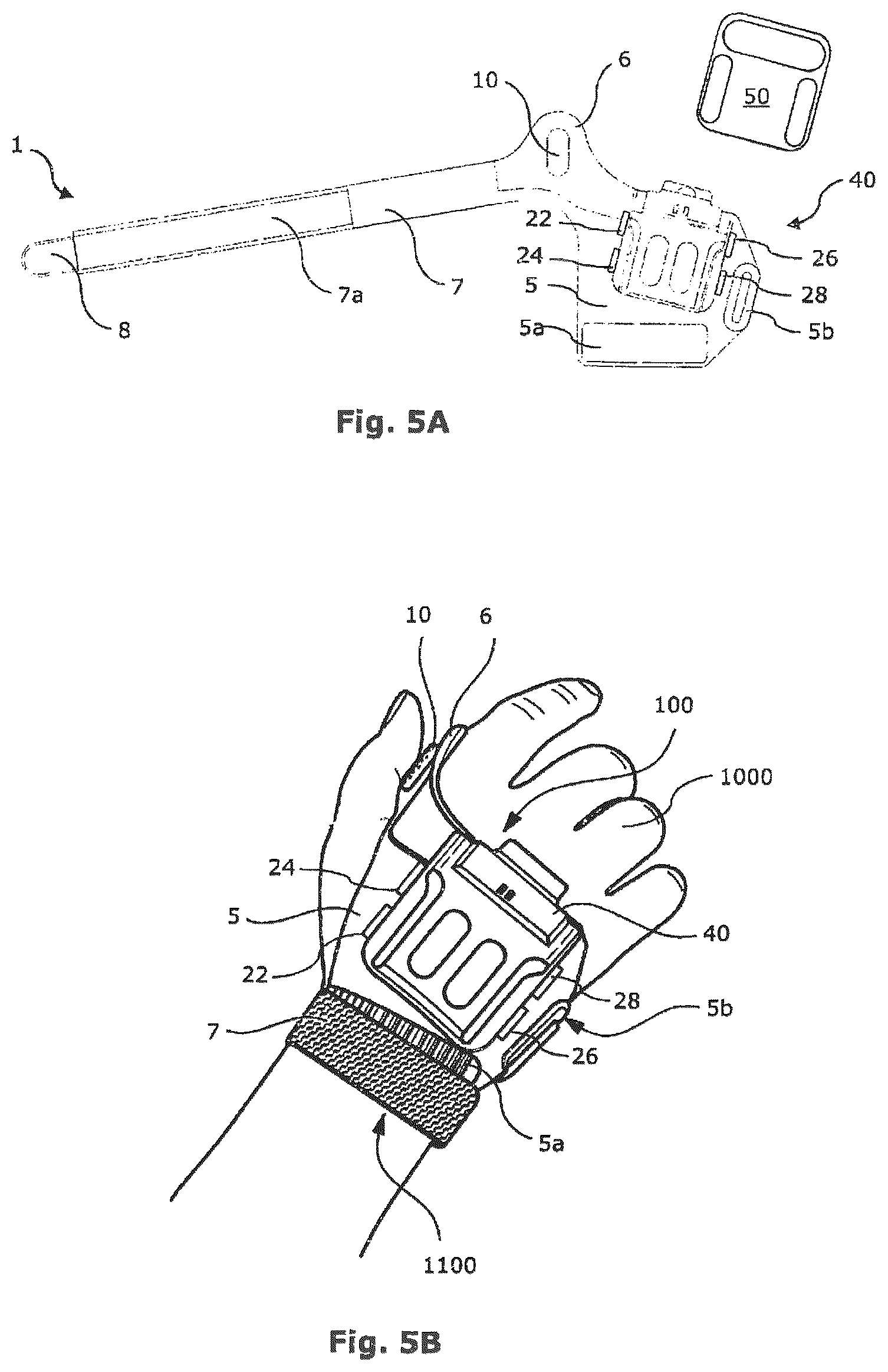 Patent US12504817 Figure 4 – Electrical circuit assembly for a glove