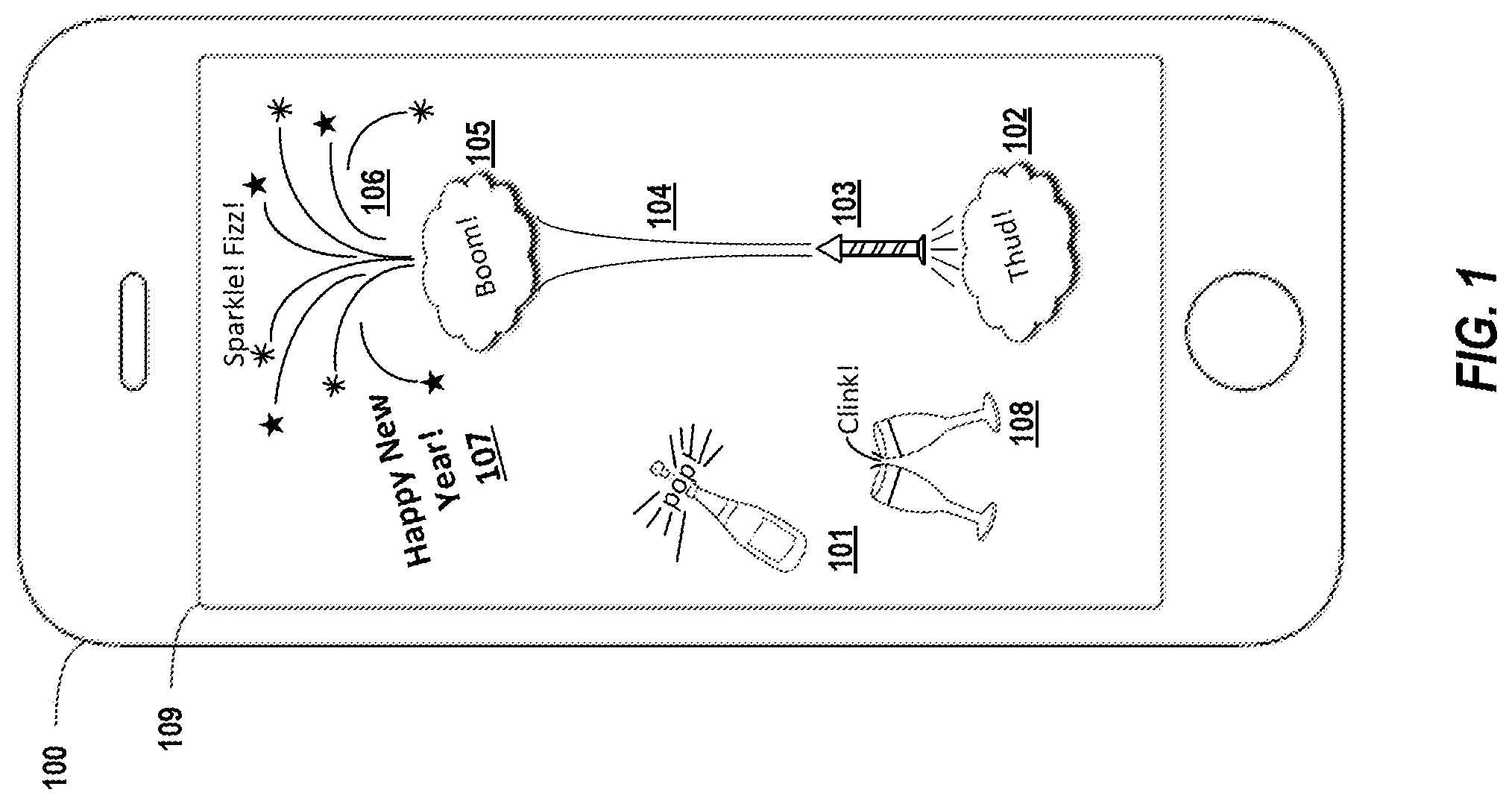 Patent US12504821 Figure 1 – Haptics application programming interface