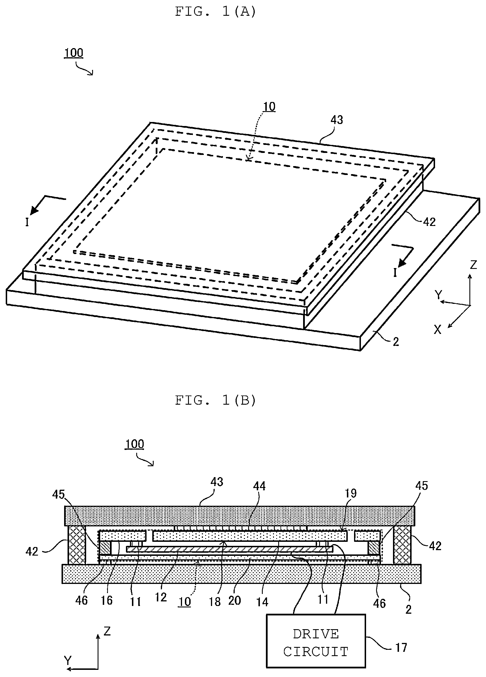 Patent US12504822 Figure 1 – Vibration device