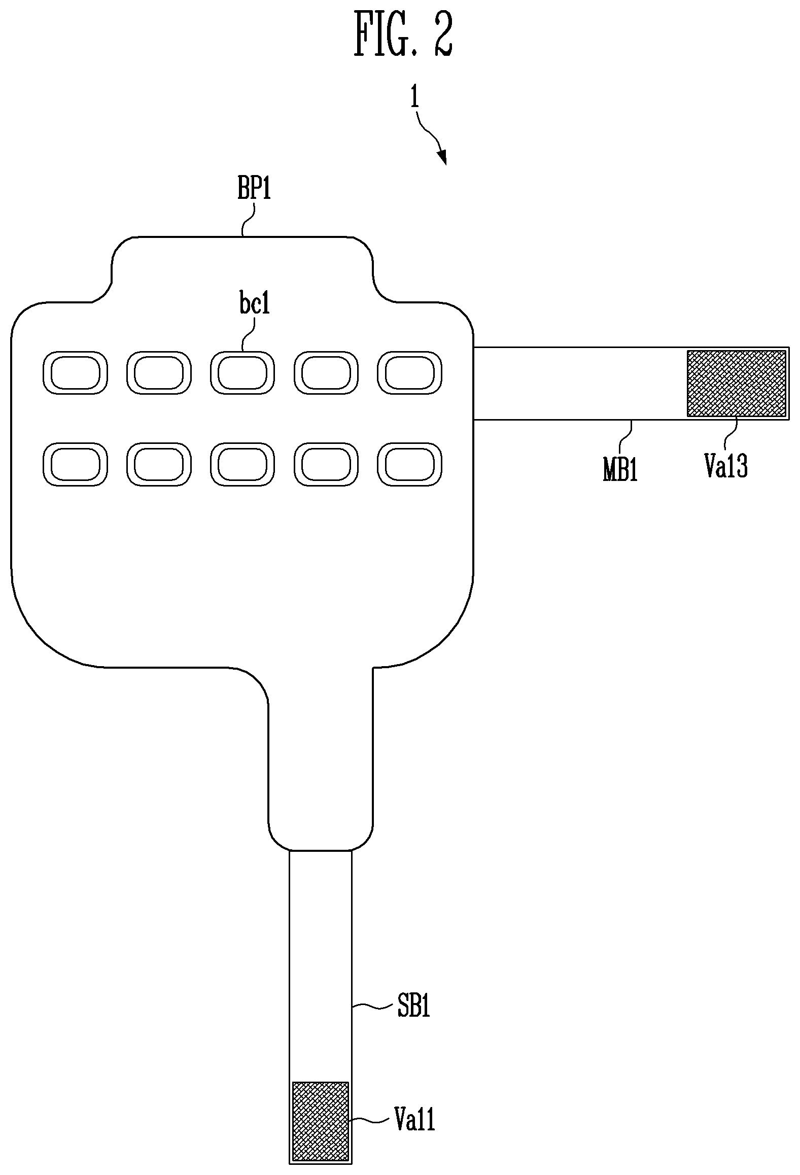 Patent US12504825 Figure 2 – Tactile stimulation providing device