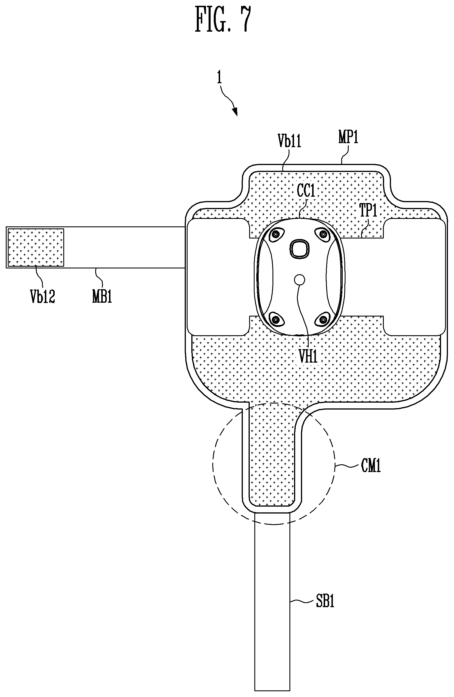 Patent US12504825 Figure 7 – Tactile stimulation providing device