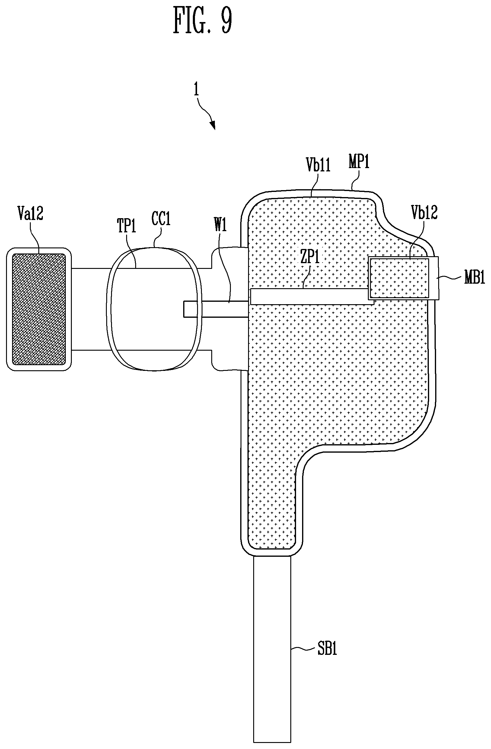 Patent US12504825 Figure 9 – Tactile stimulation providing device