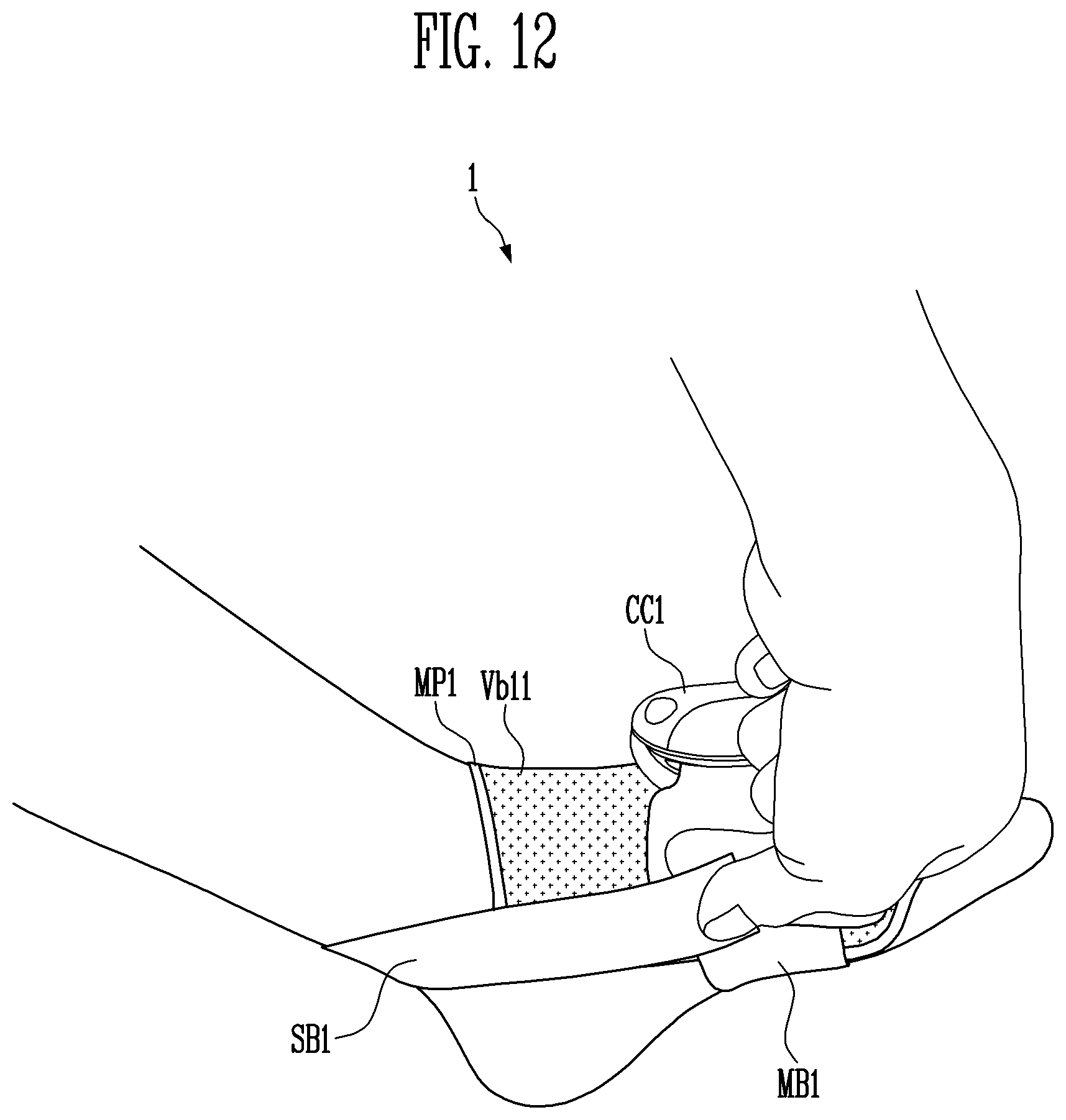 Patent US12504825 Figure 12 – Tactile stimulation providing device