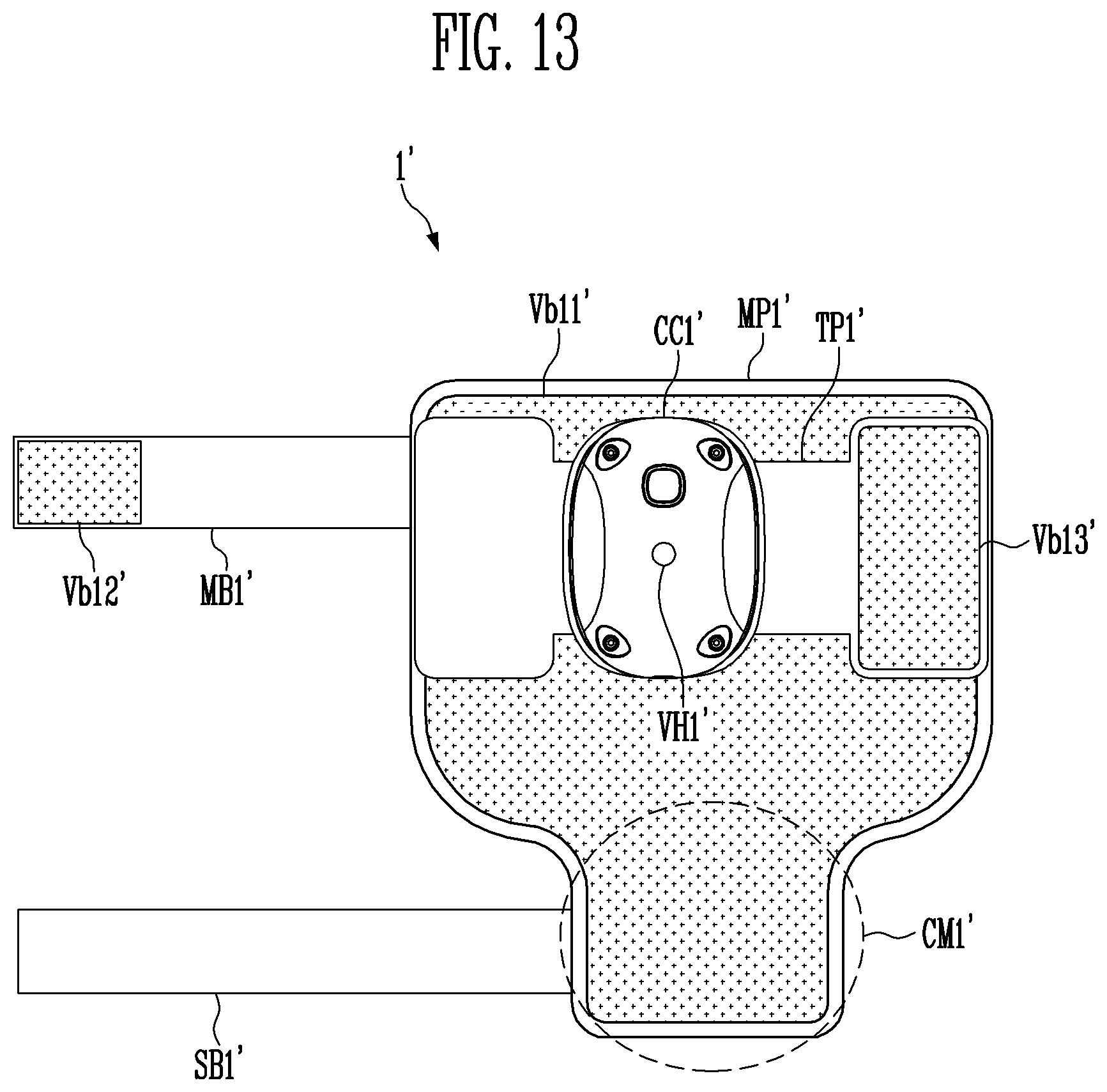 Patent US12504825 Figure 13 – Tactile stimulation providing device