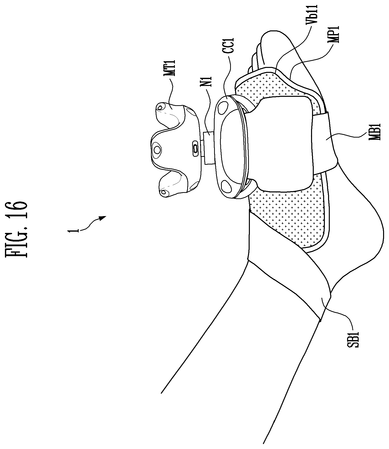 Patent US12504825 Figure 16 – Tactile stimulation providing device