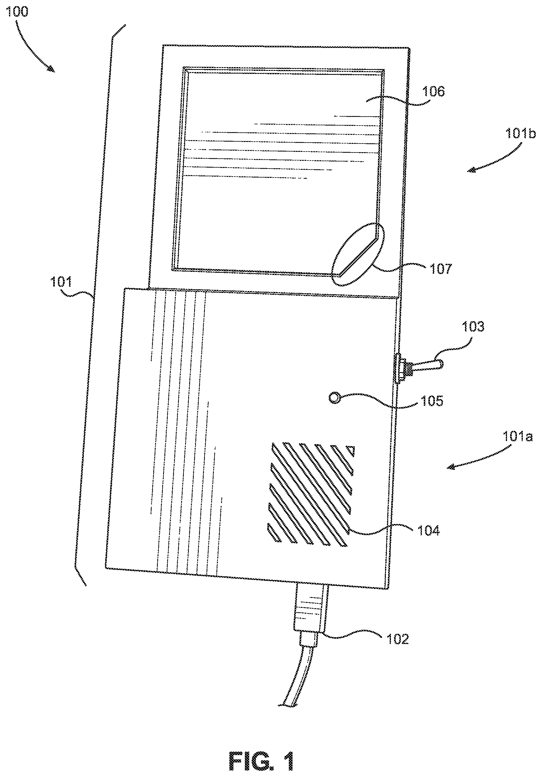 Patent US12504830 — Computer input device and method of use — Figure 1