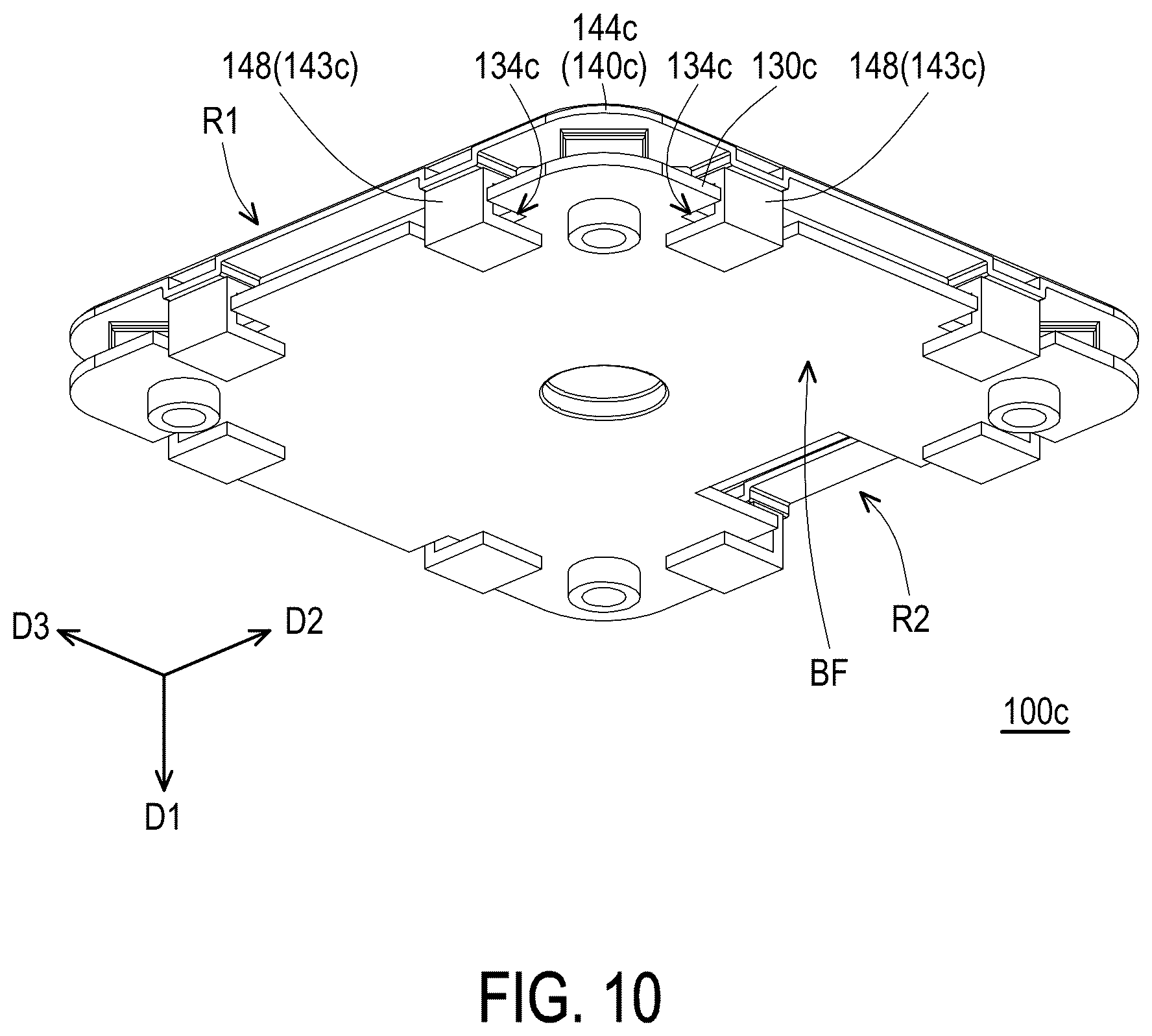 Patent US12504837 Figure 10 – Touch device and input device