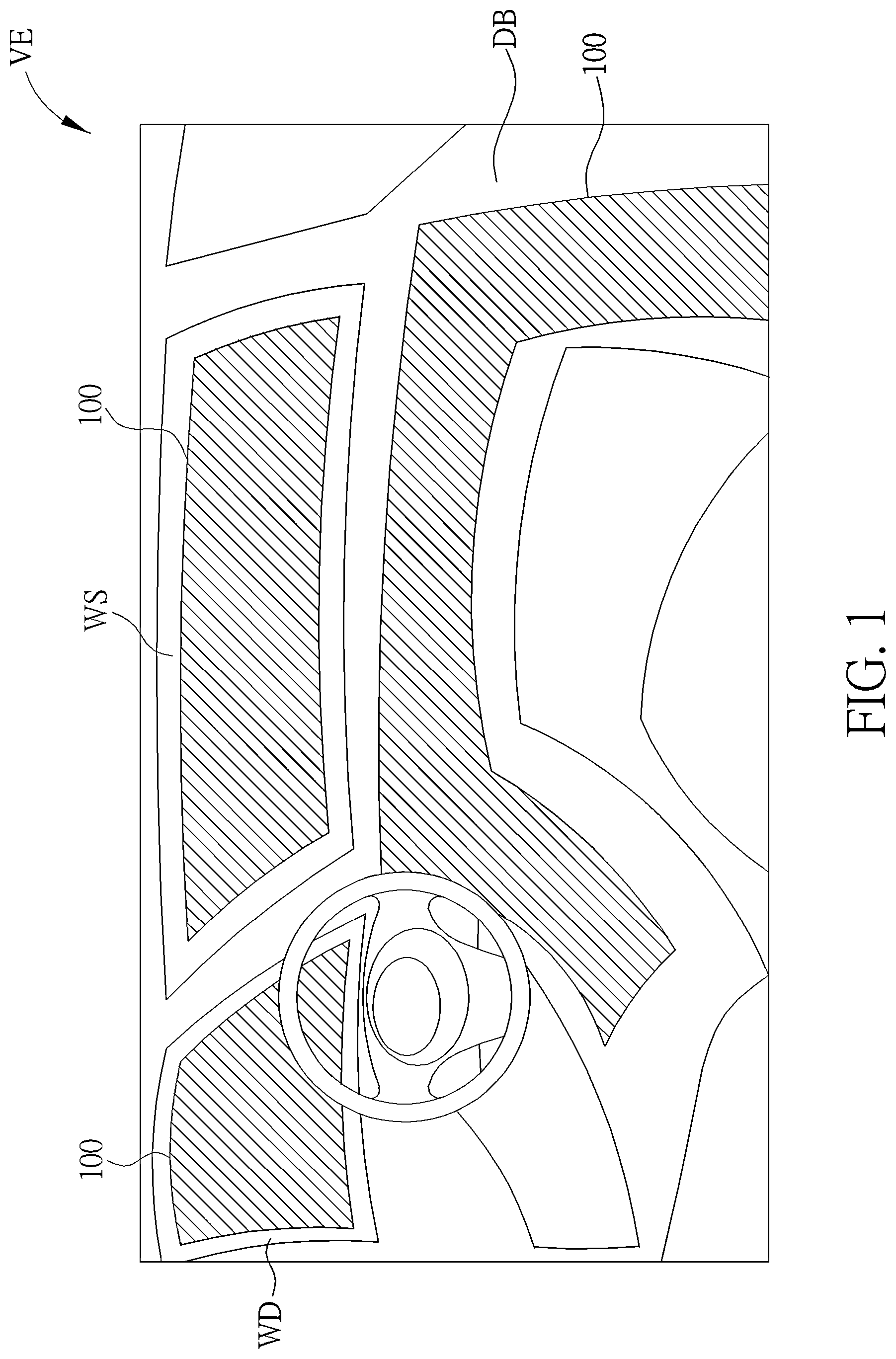 Patent US12504839 Figure 1 – Electronic device