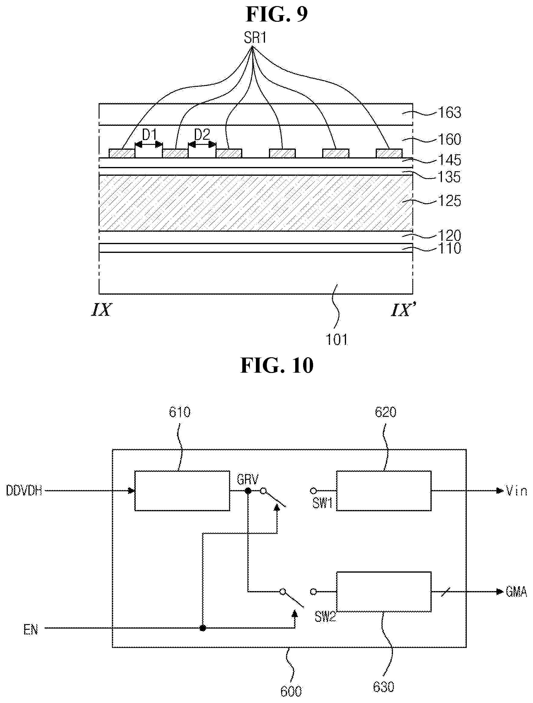 Patent US12504841 Figure 6 – Light emitting display device