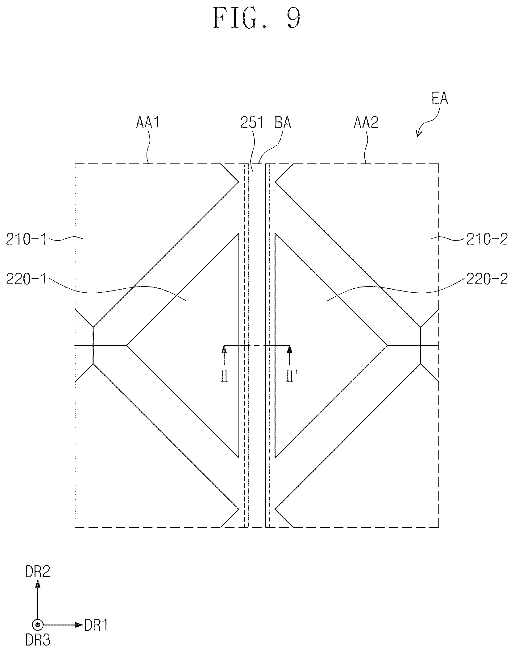 Patent US12504844 Figure 9 – Electronic device comprising display layer and sensor layer