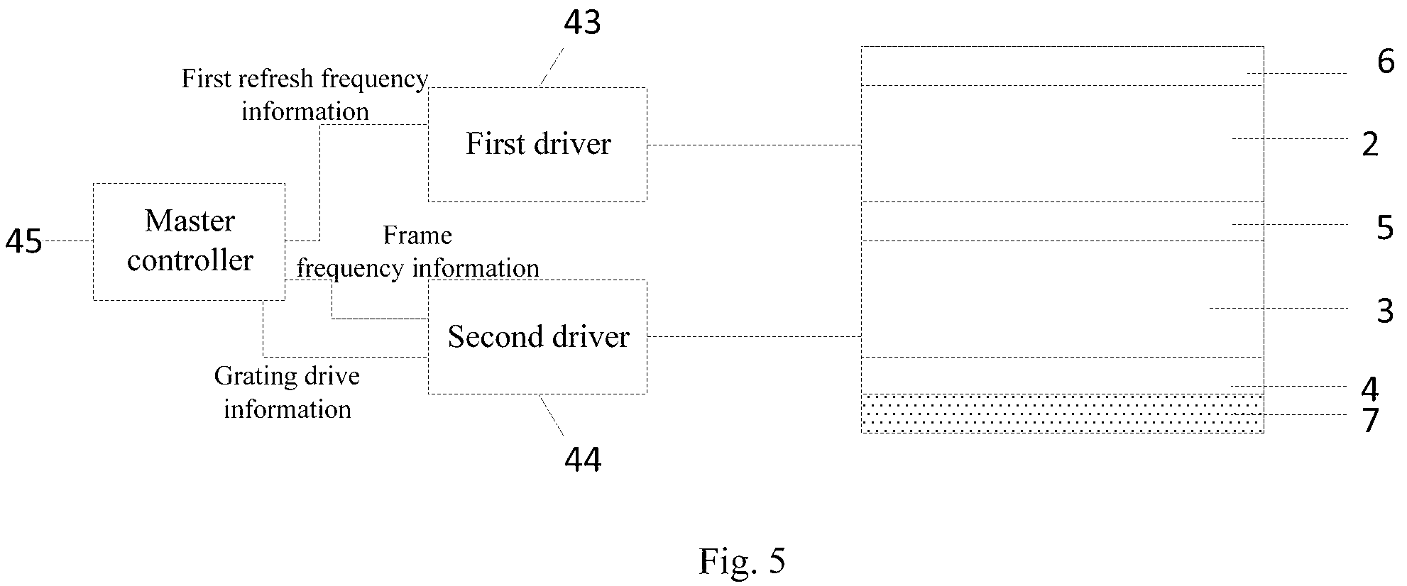 Patent US12504851 Figure 5 – Apparatus and method for 3D viewing with grating between backlight and LC touch display panel