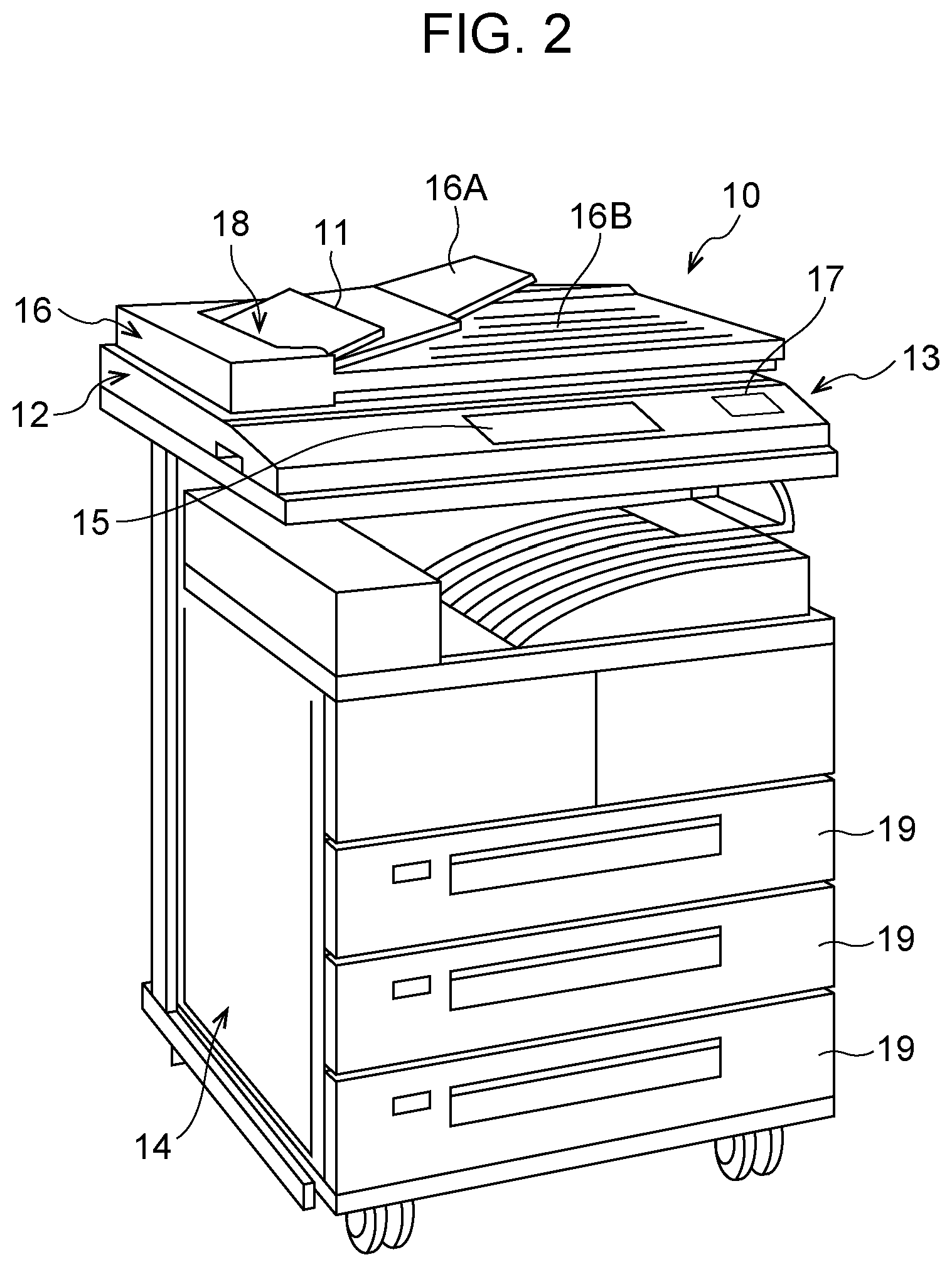 Patent US12504853 Figure 2 – Information processing apparatus, information processing method, and non-transitory computer readable medium responding to object performing contactless operation