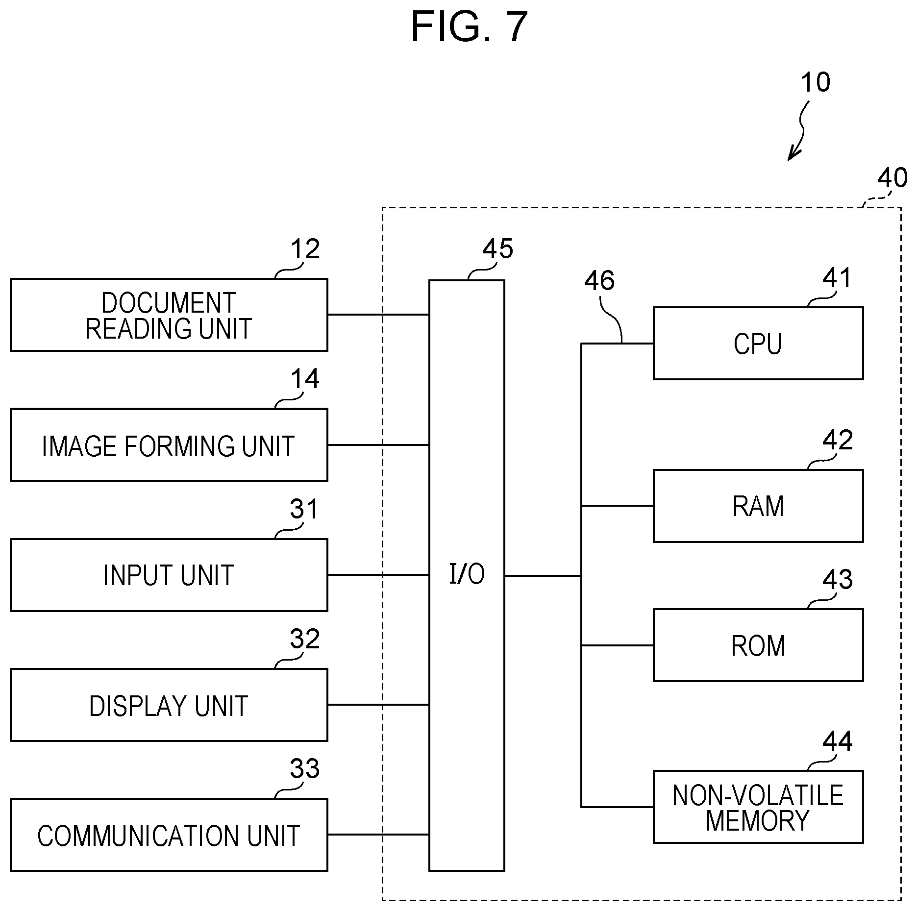 Patent US12504853 Figure 7 – Information processing apparatus, information processing method, and non-transitory computer readable medium responding to object performing contactless operation