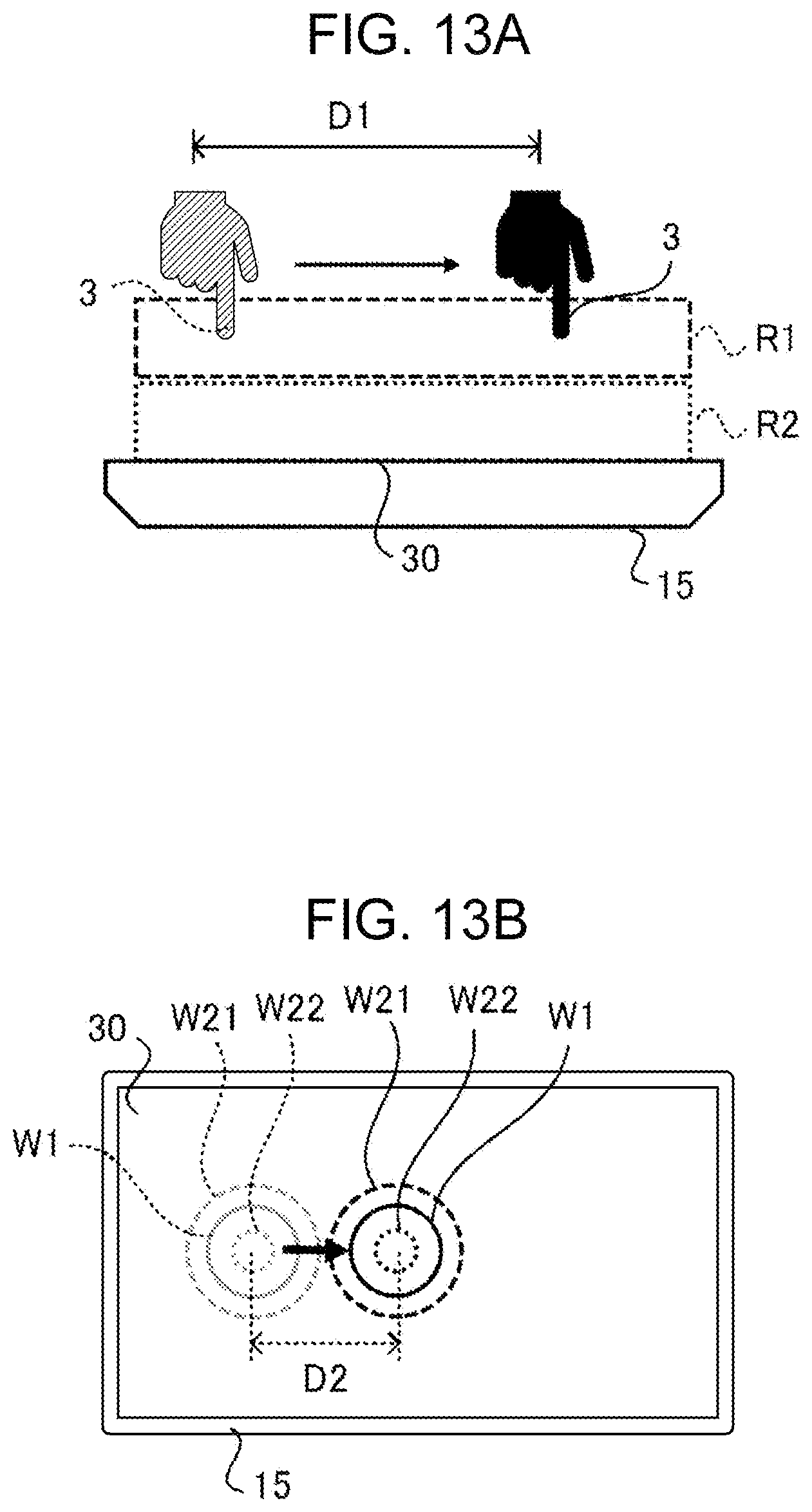 Patent US12504853 Figure 11 – Information processing apparatus, information processing method, and non-transitory computer readable medium responding to object performing contactless operation