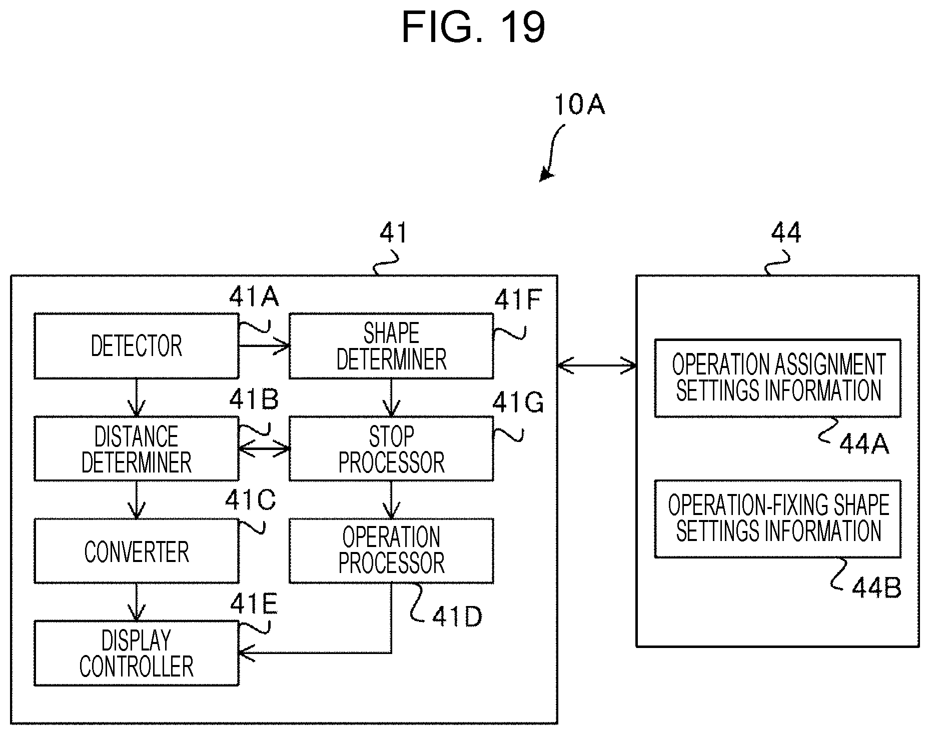 Patent US12504853 Figure 17 – Information processing apparatus, information processing method, and non-transitory computer readable medium responding to object performing contactless operation