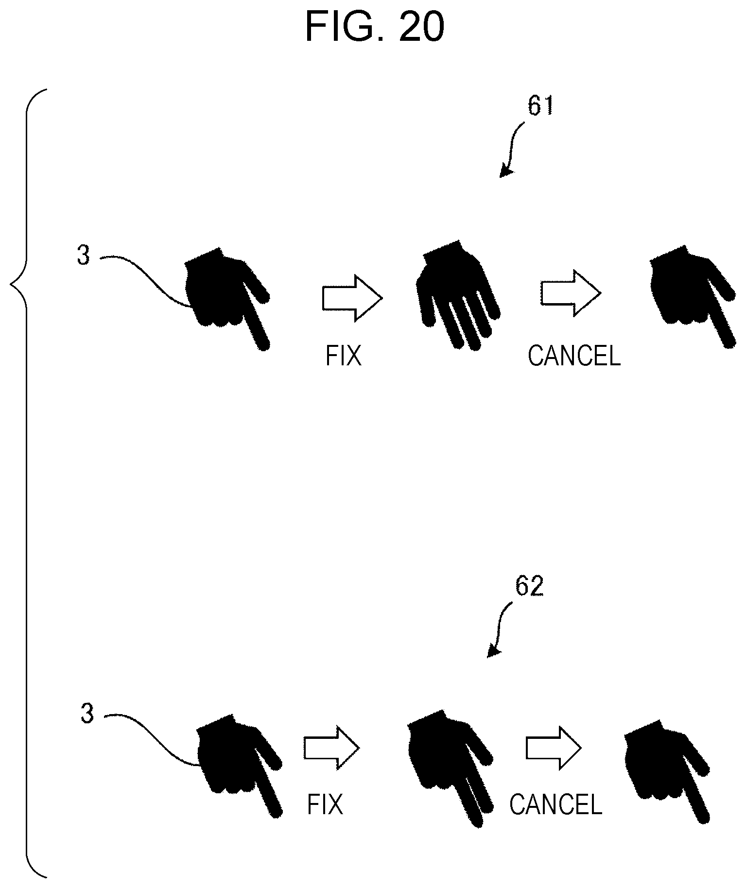 Patent US12504853 Figure 18 – Information processing apparatus, information processing method, and non-transitory computer readable medium responding to object performing contactless operation