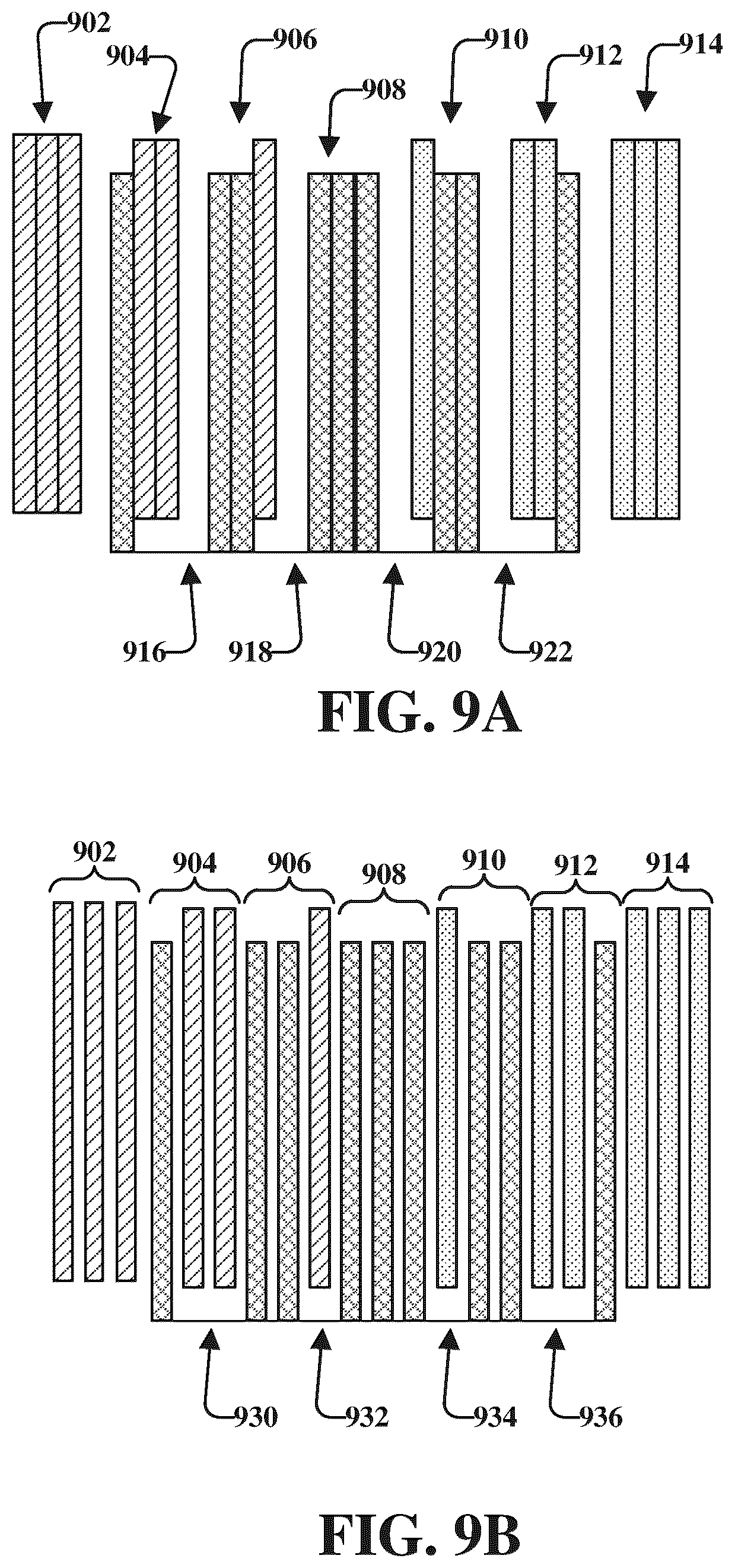 Patent US12504855 Figure 9 – Interpolation electrode patterning for capacitive-grid touch sensor