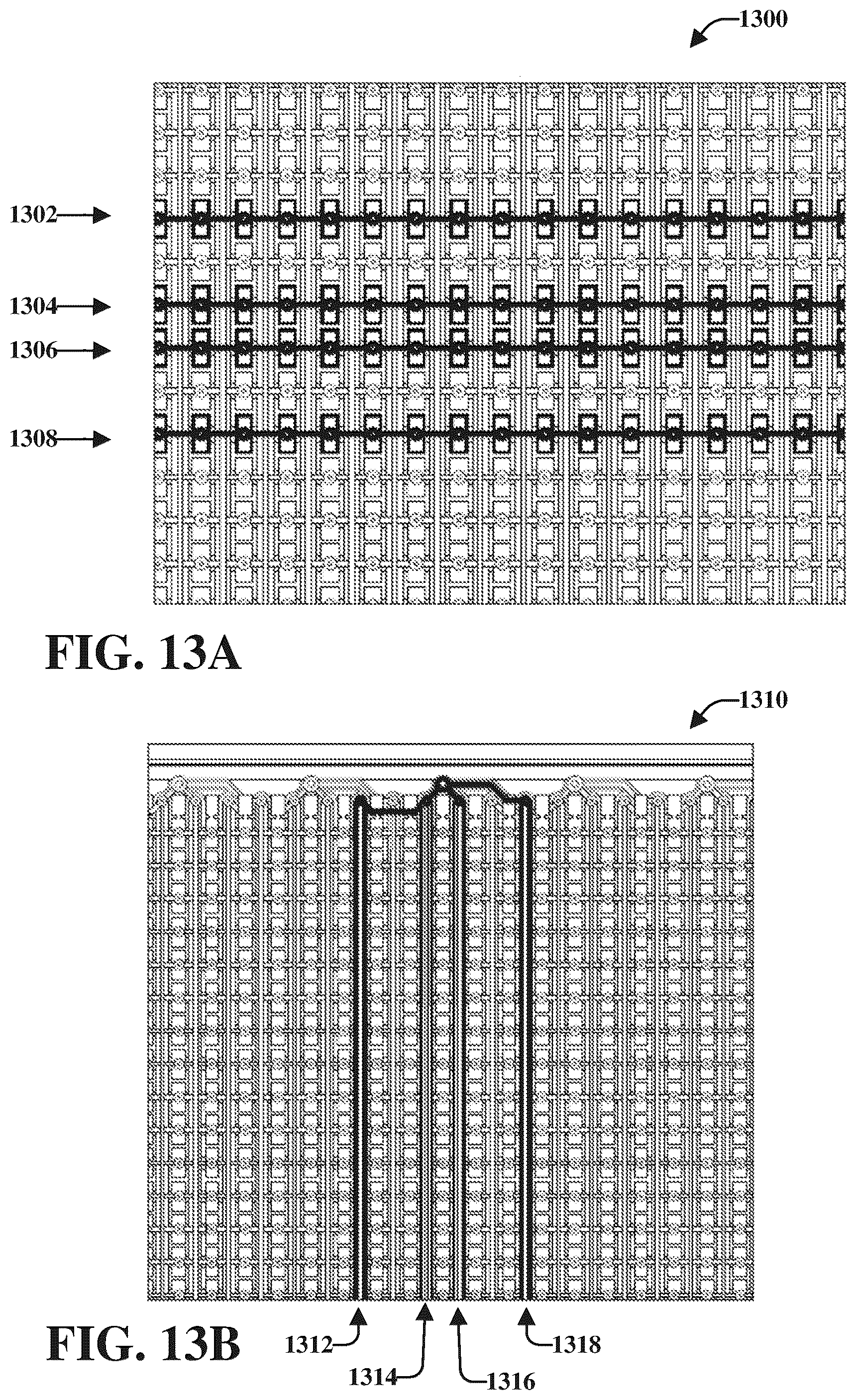 Patent US12504855 Figure 13 – Interpolation electrode patterning for capacitive-grid touch sensor