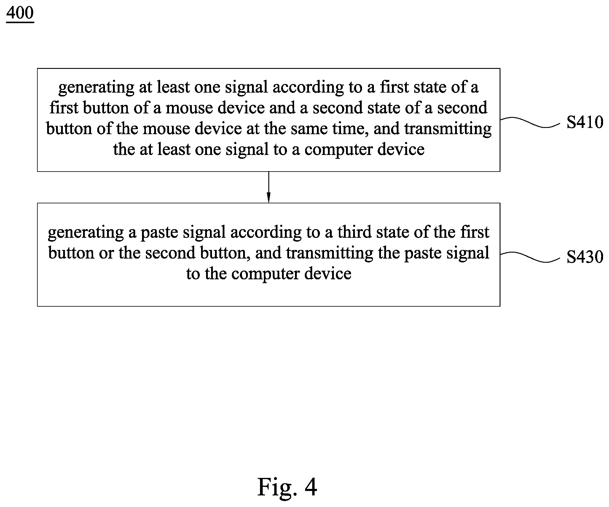 Patent US12504859 Figure 4 – Mouse device and control method