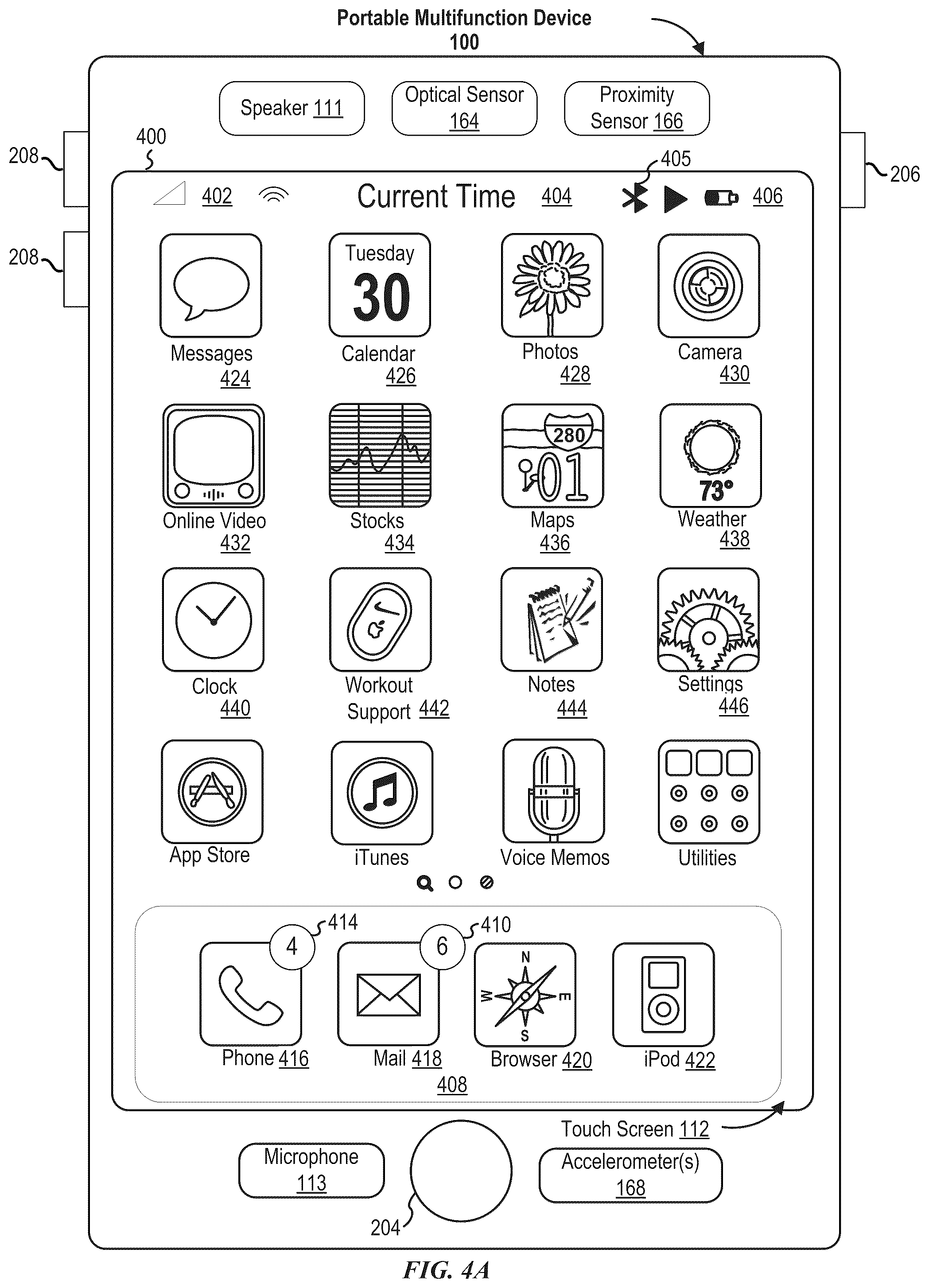 Patent US12504860 Figure 5 – User interfaces for controlling an insertion marker