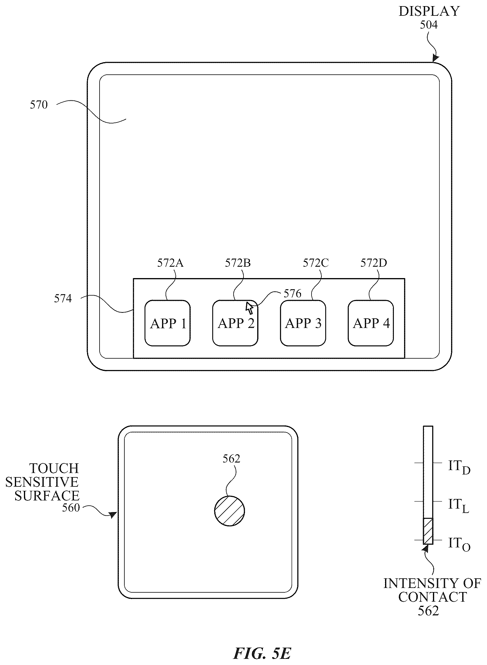 Patent US12504860 Figure 11 – User interfaces for controlling an insertion marker