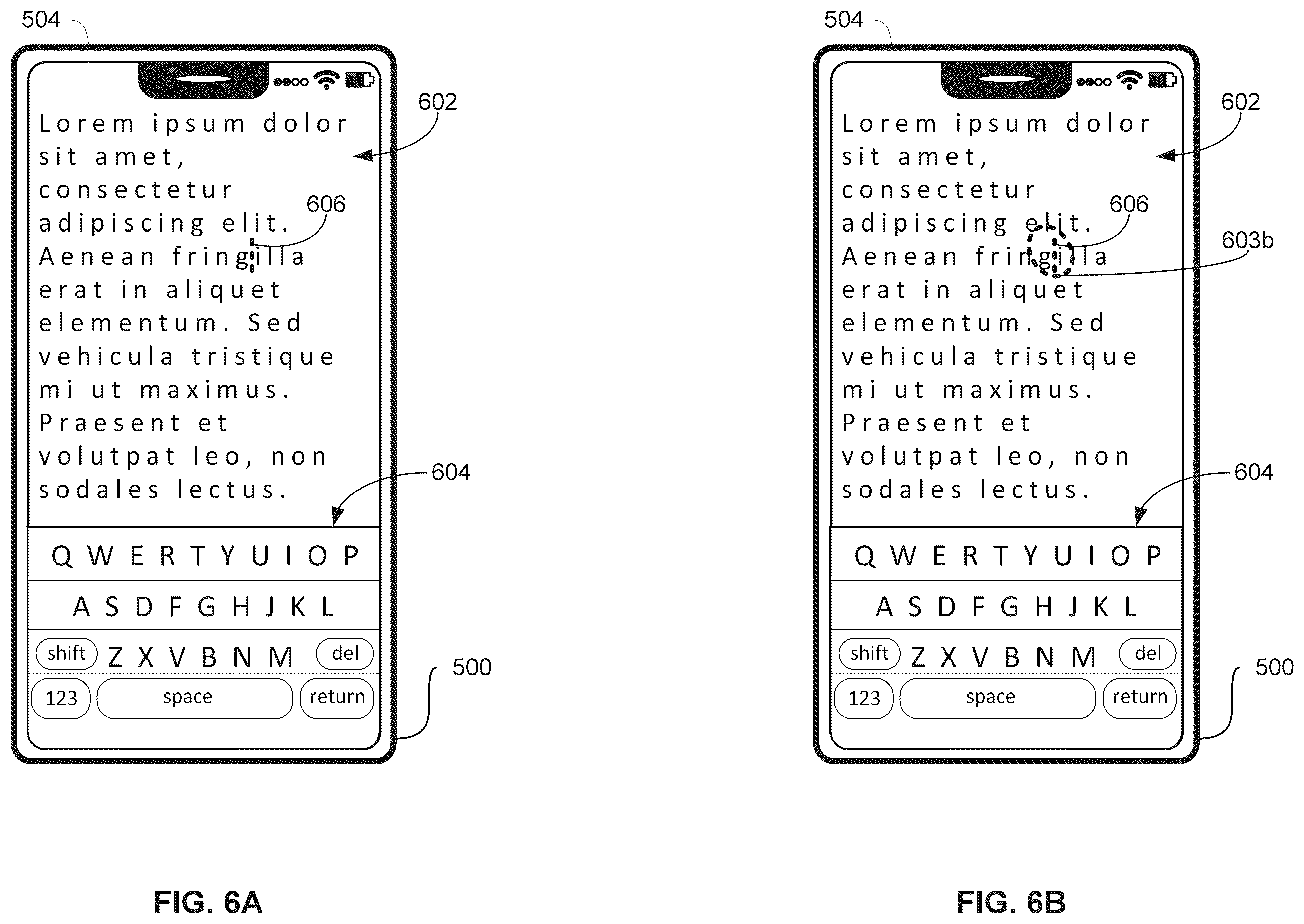 Patent US12504860 Figure 15 – User interfaces for controlling an insertion marker