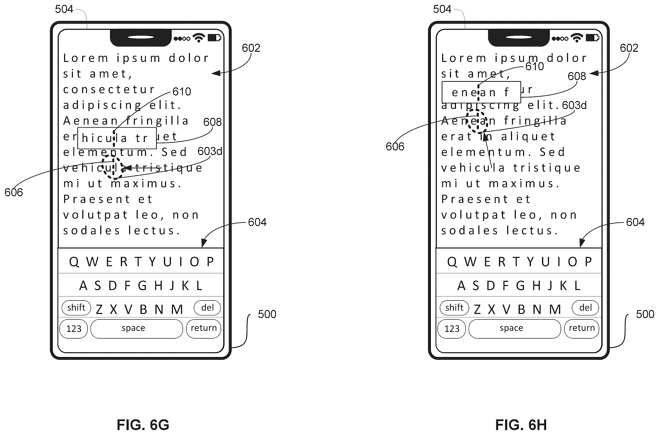 Patent US12504860 Figure 18 – User interfaces for controlling an insertion marker