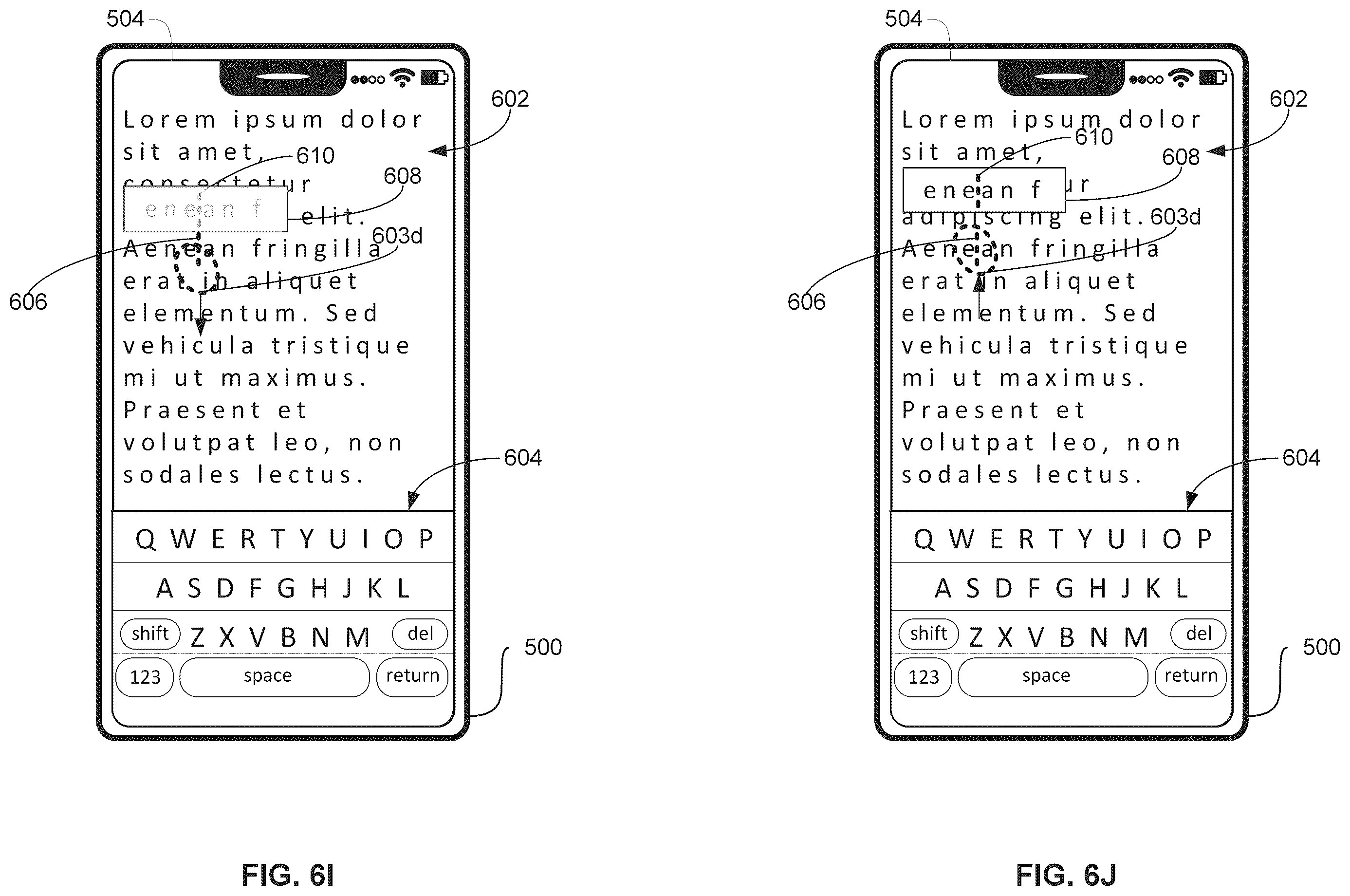 Patent US12504860 Figure 19 – User interfaces for controlling an insertion marker