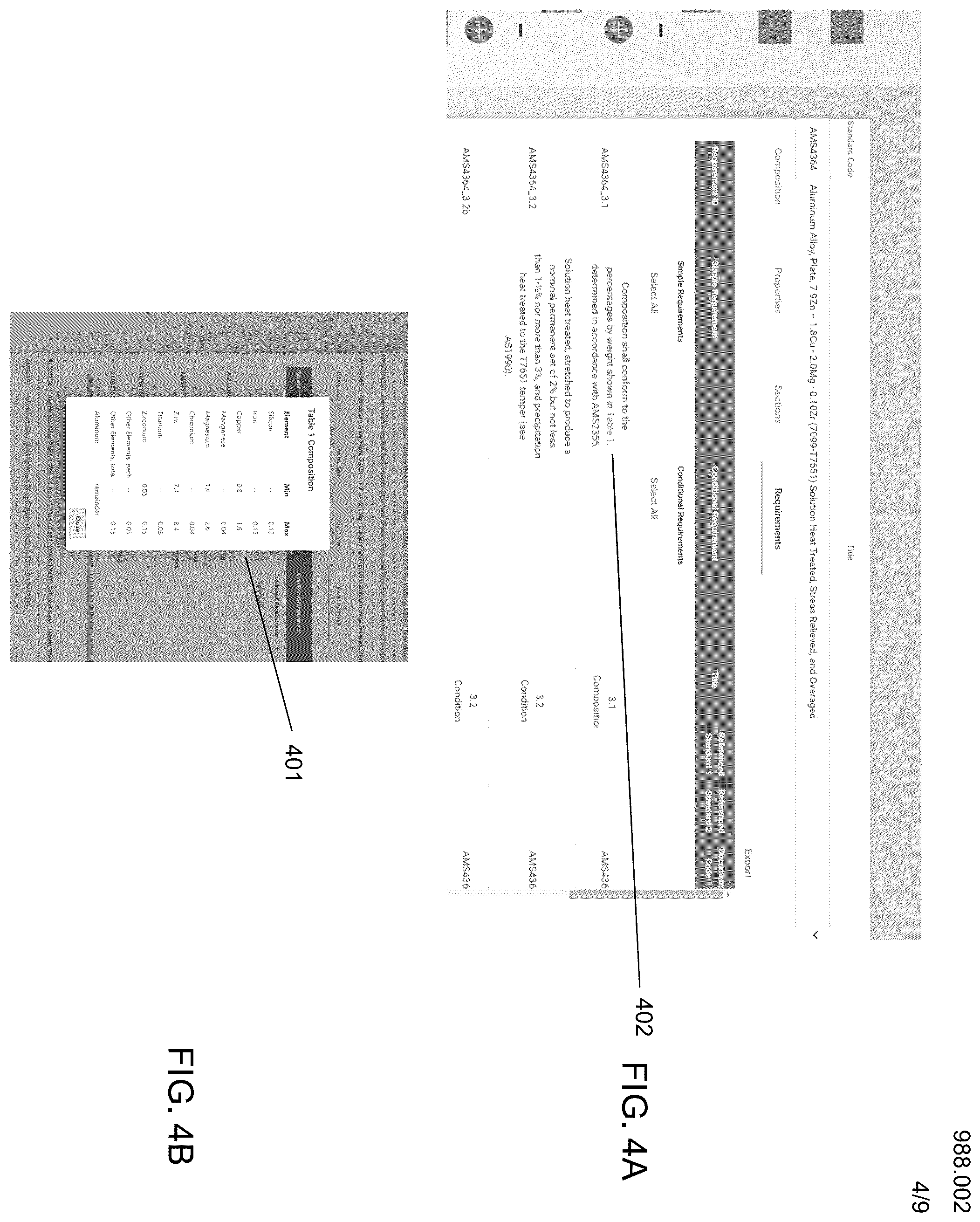 Patent US12504868 Figure 4 – User interface functionality for digital standards
