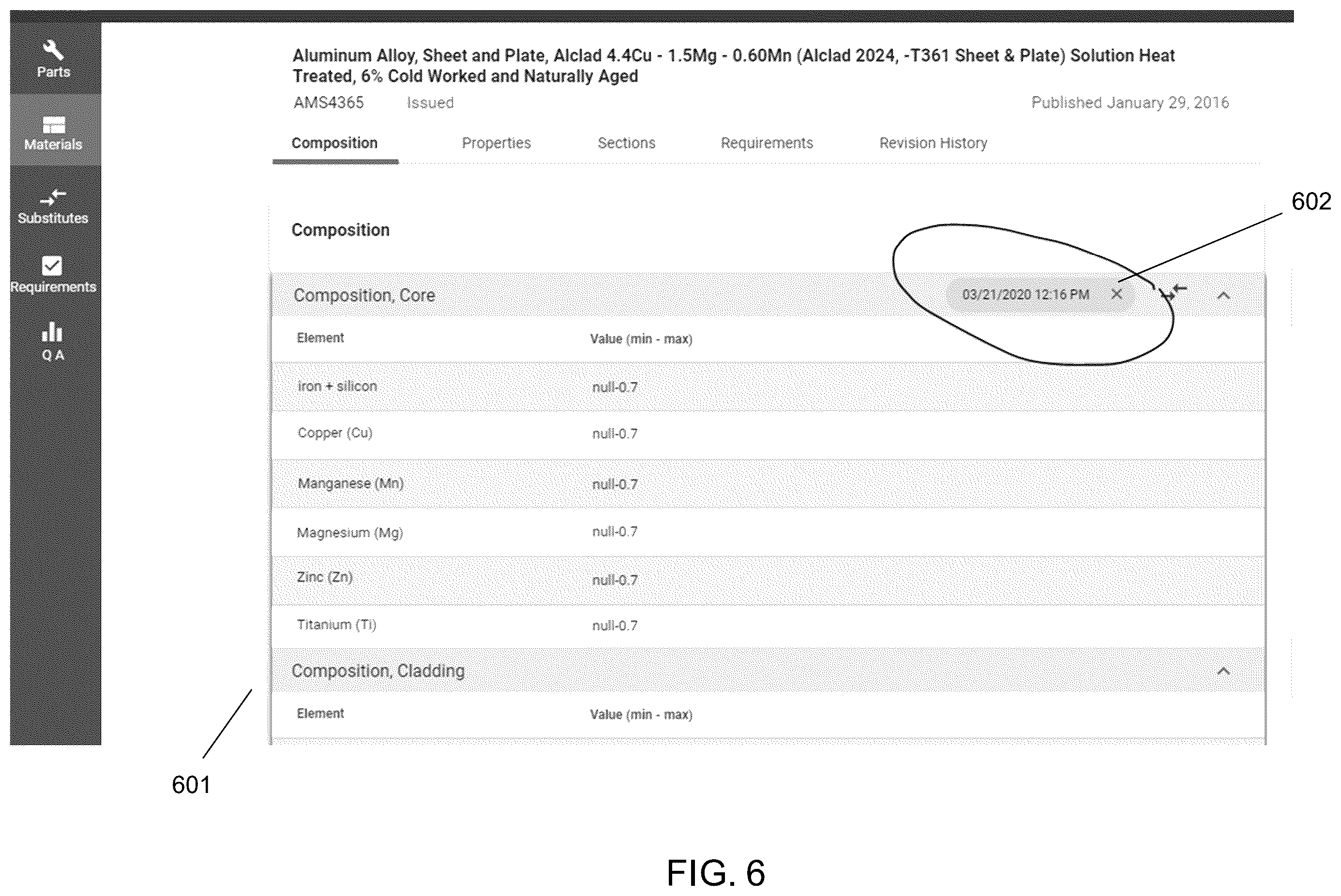 Patent US12504868 Figure 6 – User interface functionality for digital standards
