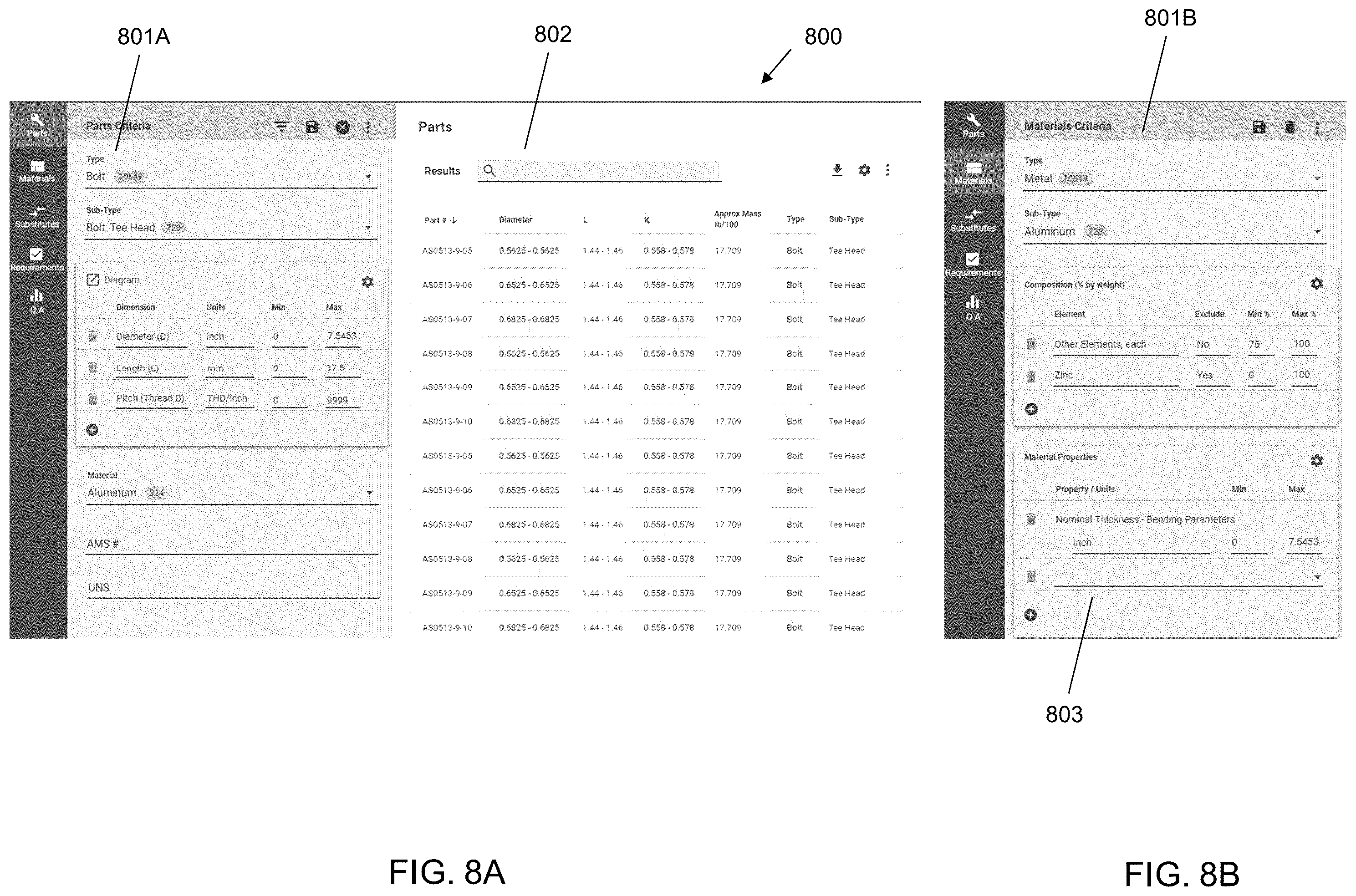 Patent US12504868 Figure 8 – User interface functionality for digital standards