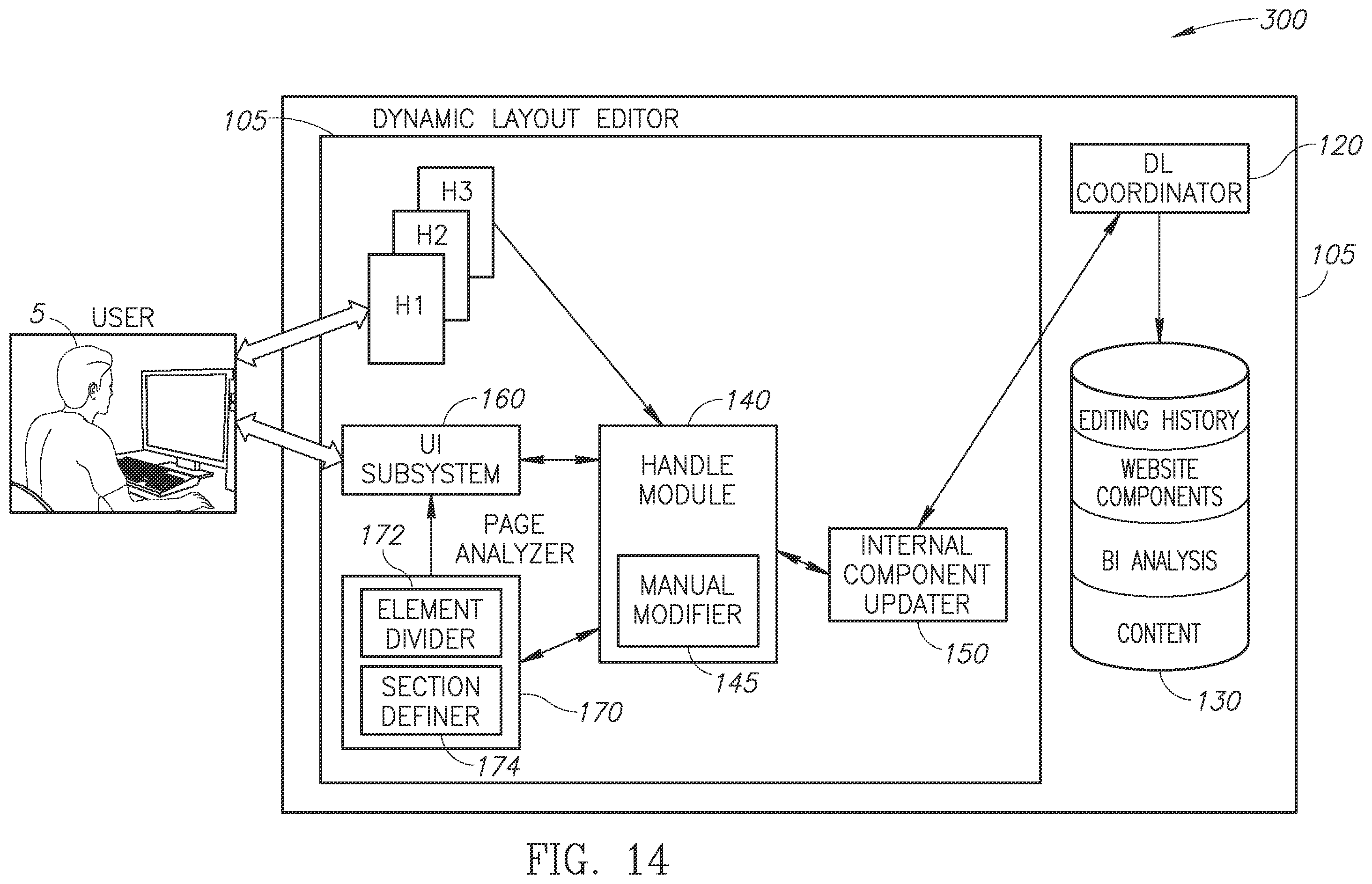Patent US12504870 Figure 11 – Method and system for section-based editing of a website page