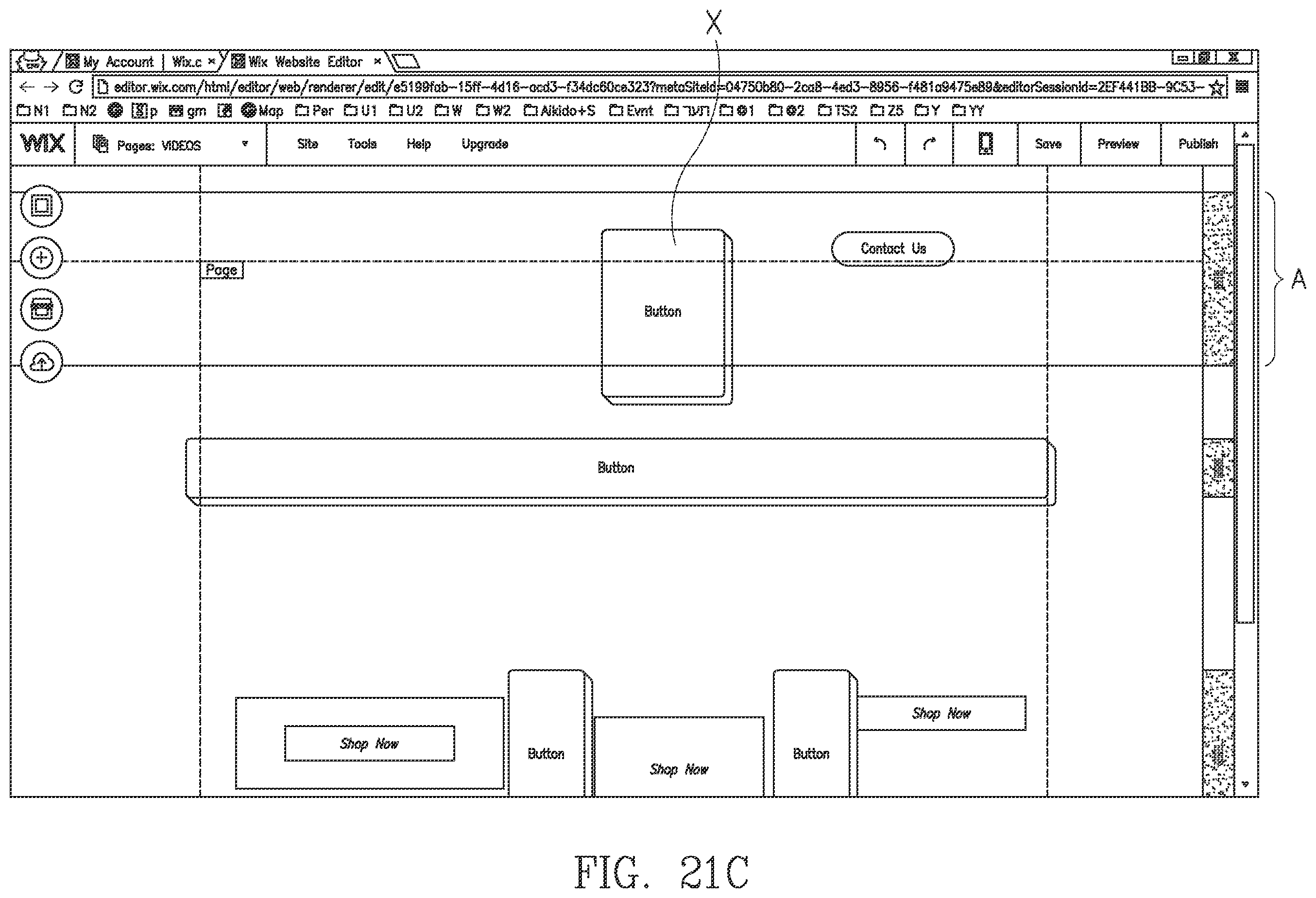 Patent US12504870 Figure 19 – Method and system for section-based editing of a website page