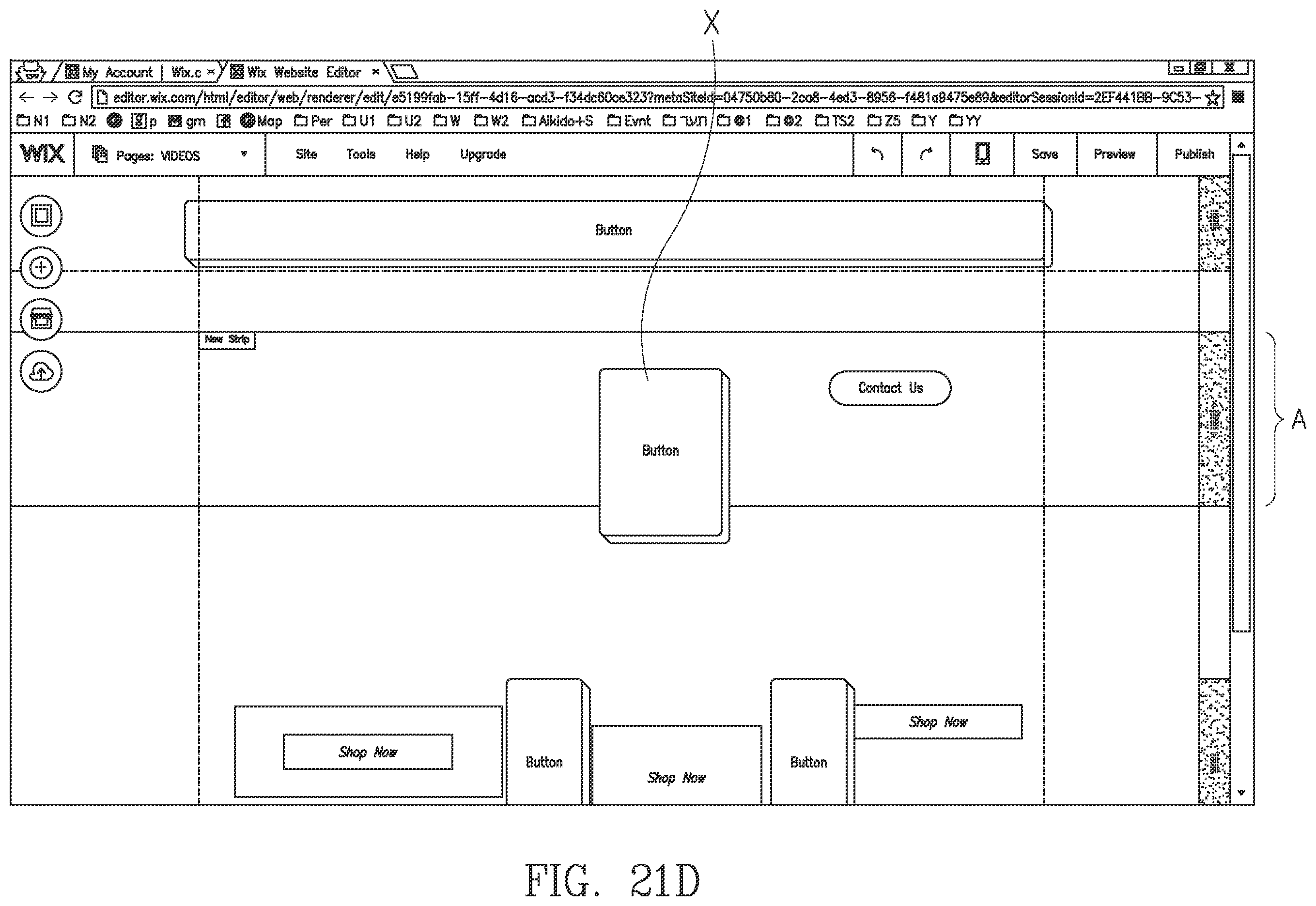 Patent US12504870 Figure 20 – Method and system for section-based editing of a website page