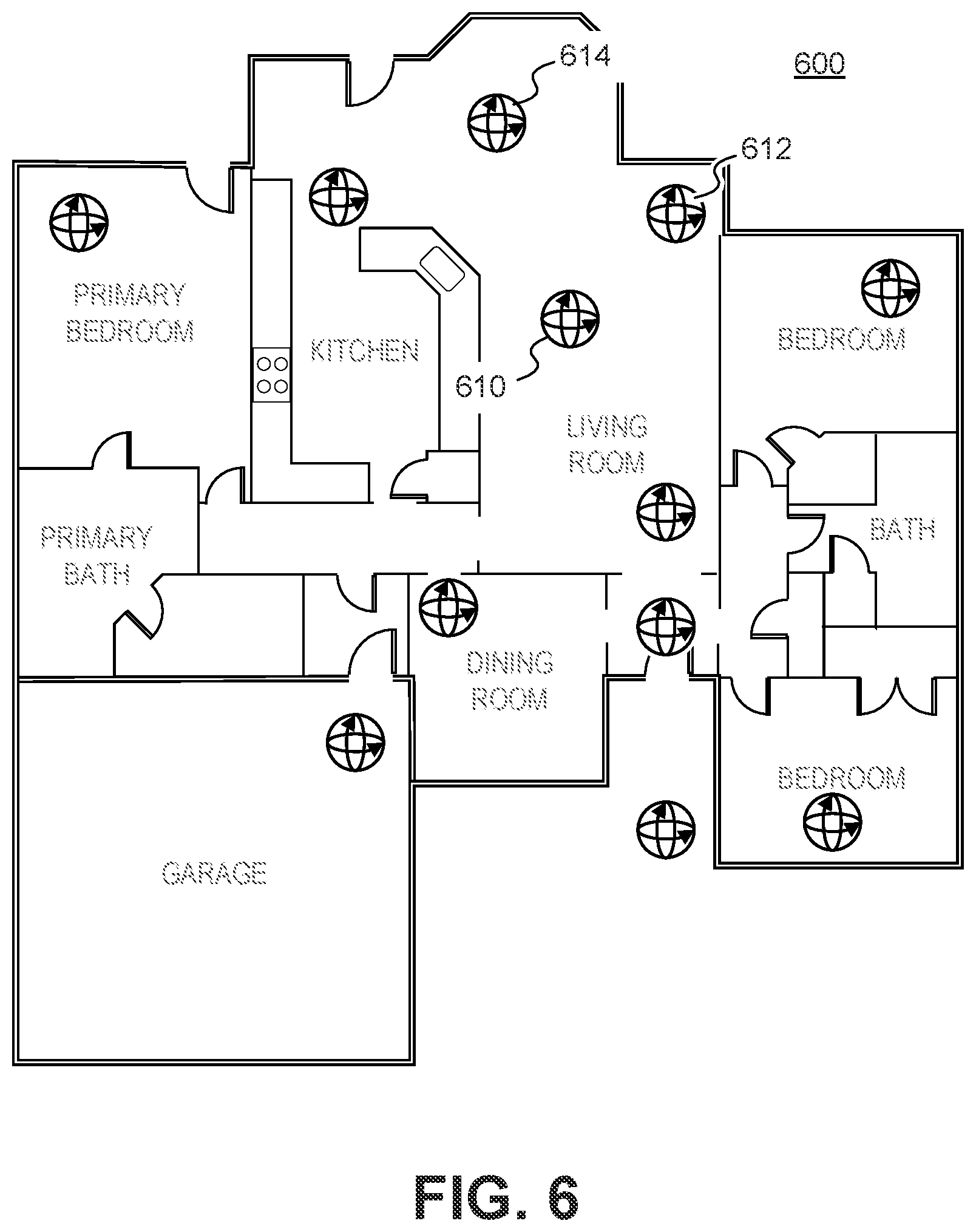 Patent US12504871 Figure 6 – Systems, methods, and user interfaces for generating customized property landing page