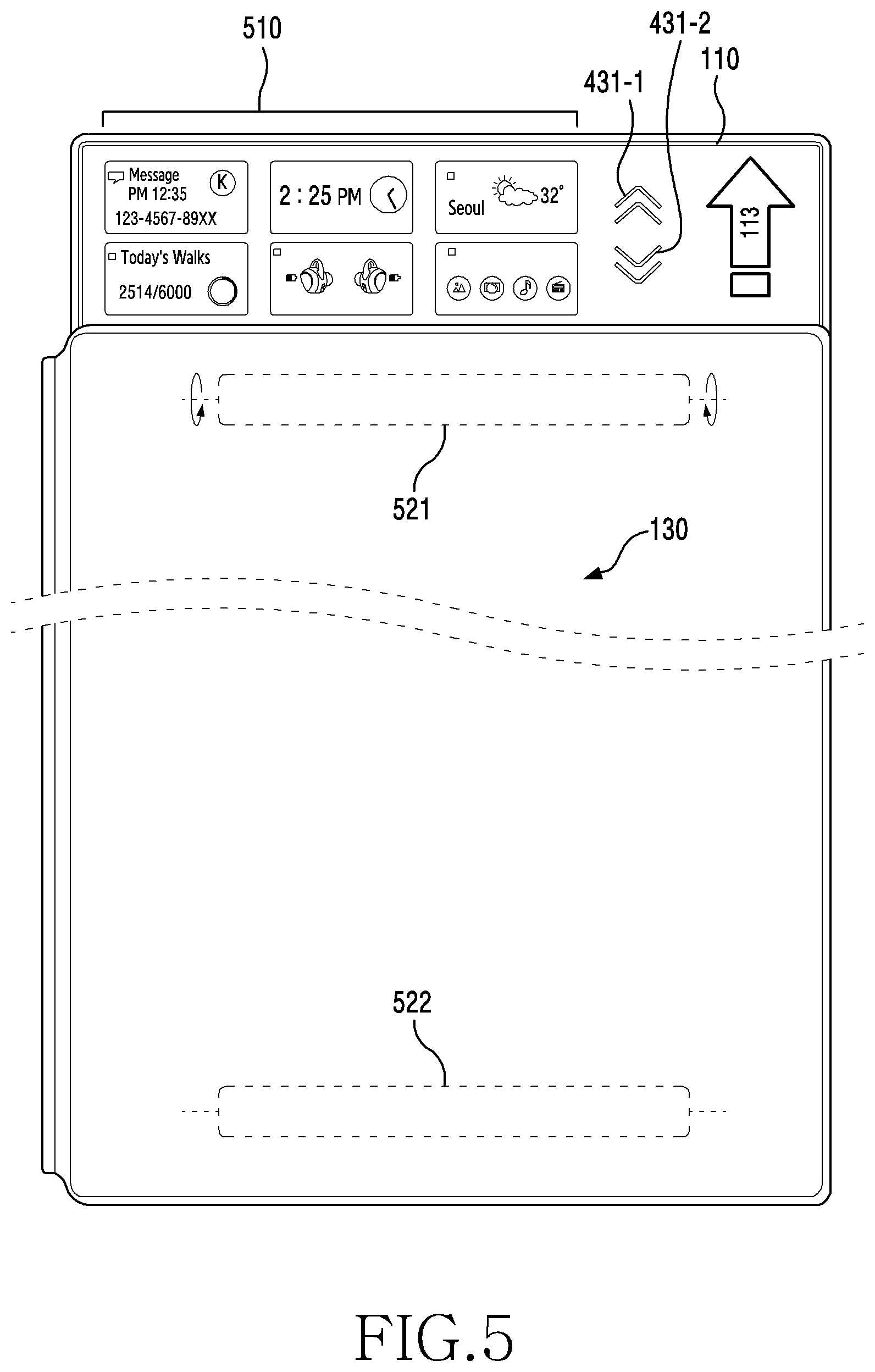 Patent US12504872 Figure 6 – Method for controlling flexible display and electronic device thereof