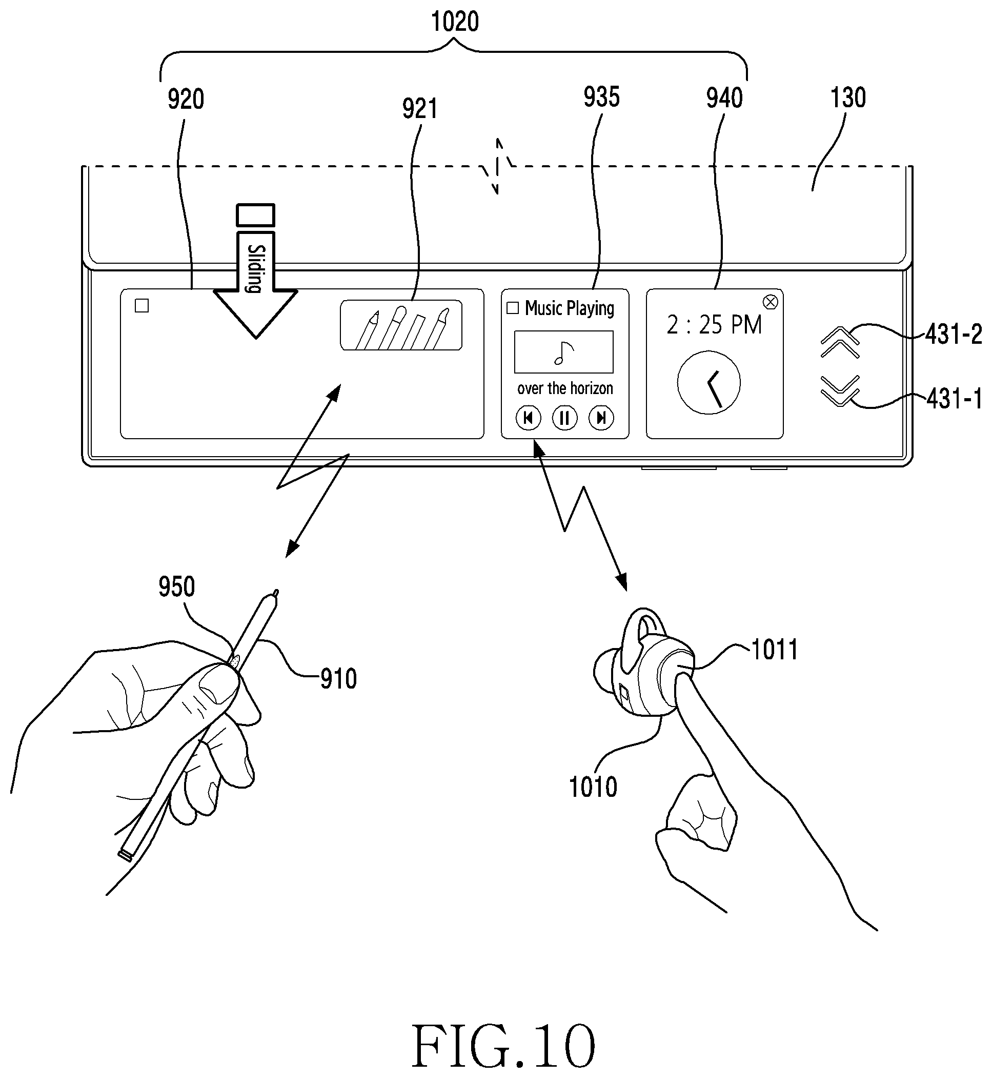 Patent US12504872 Figure 11 – Method for controlling flexible display and electronic device thereof
