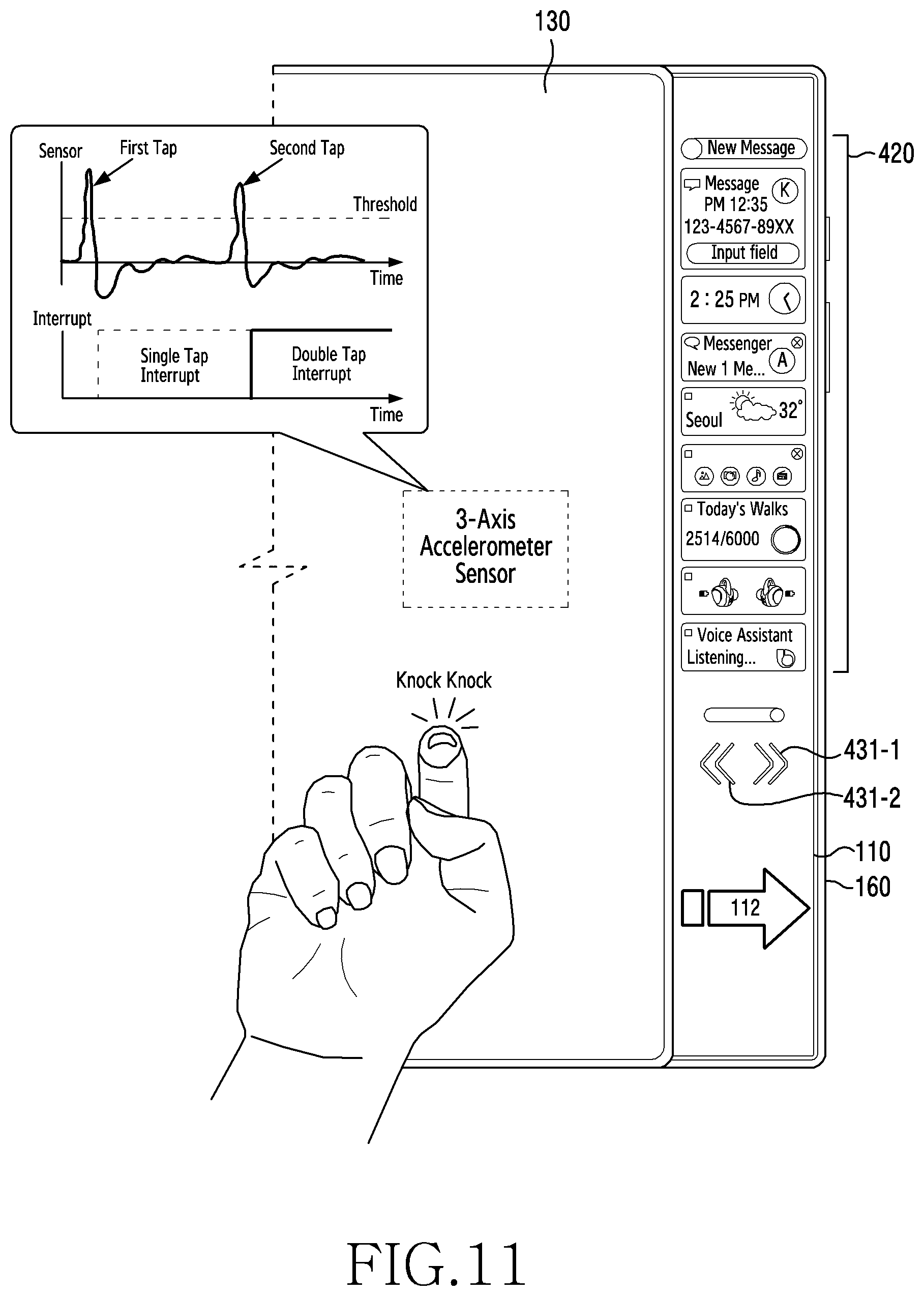 Patent US12504872 Figure 12 – Method for controlling flexible display and electronic device thereof