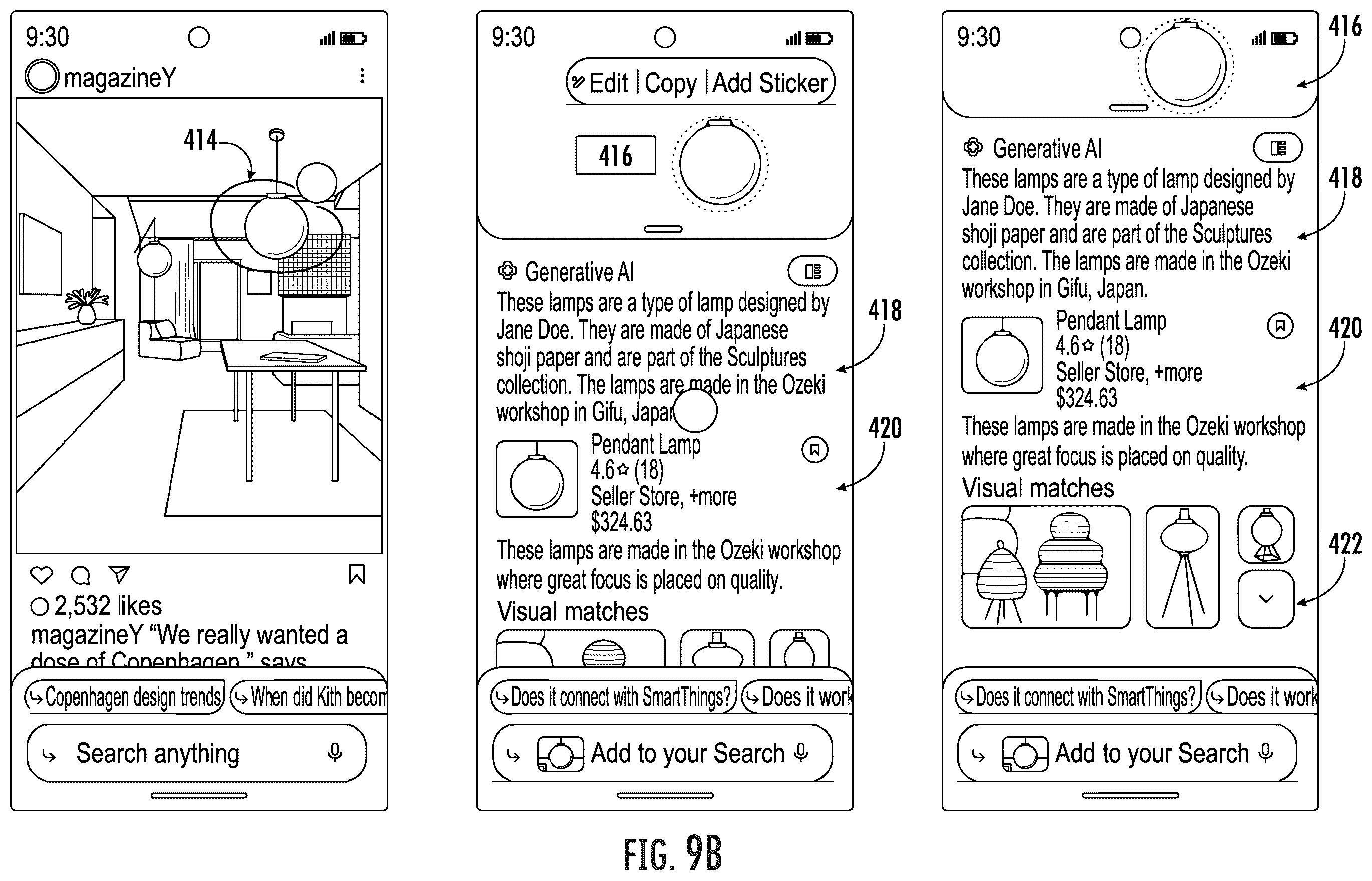 Patent US12504875 Figure 14 – Content selection and action determination based on a gesture input