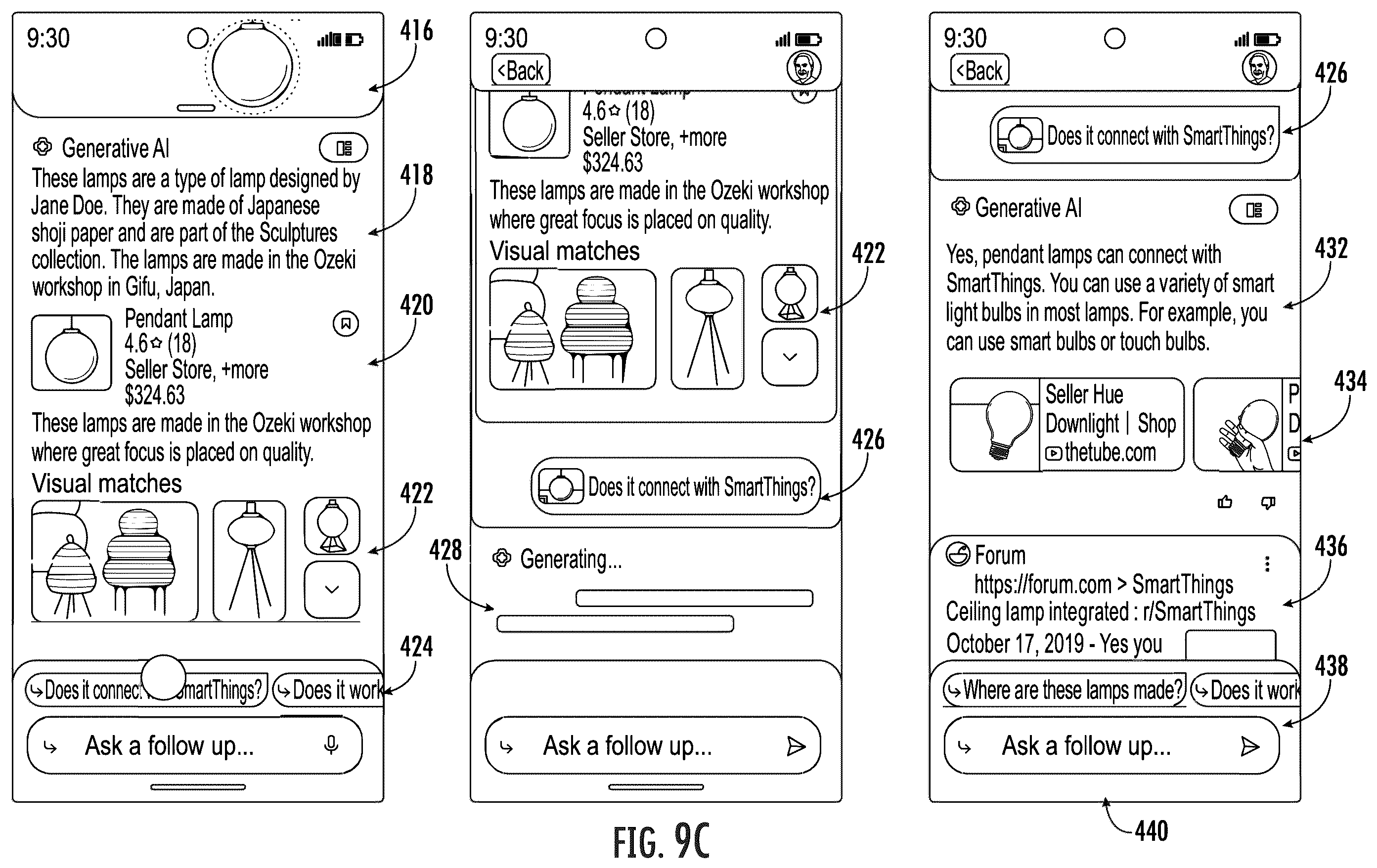 Patent US12504875 Figure 15 – Content selection and action determination based on a gesture input