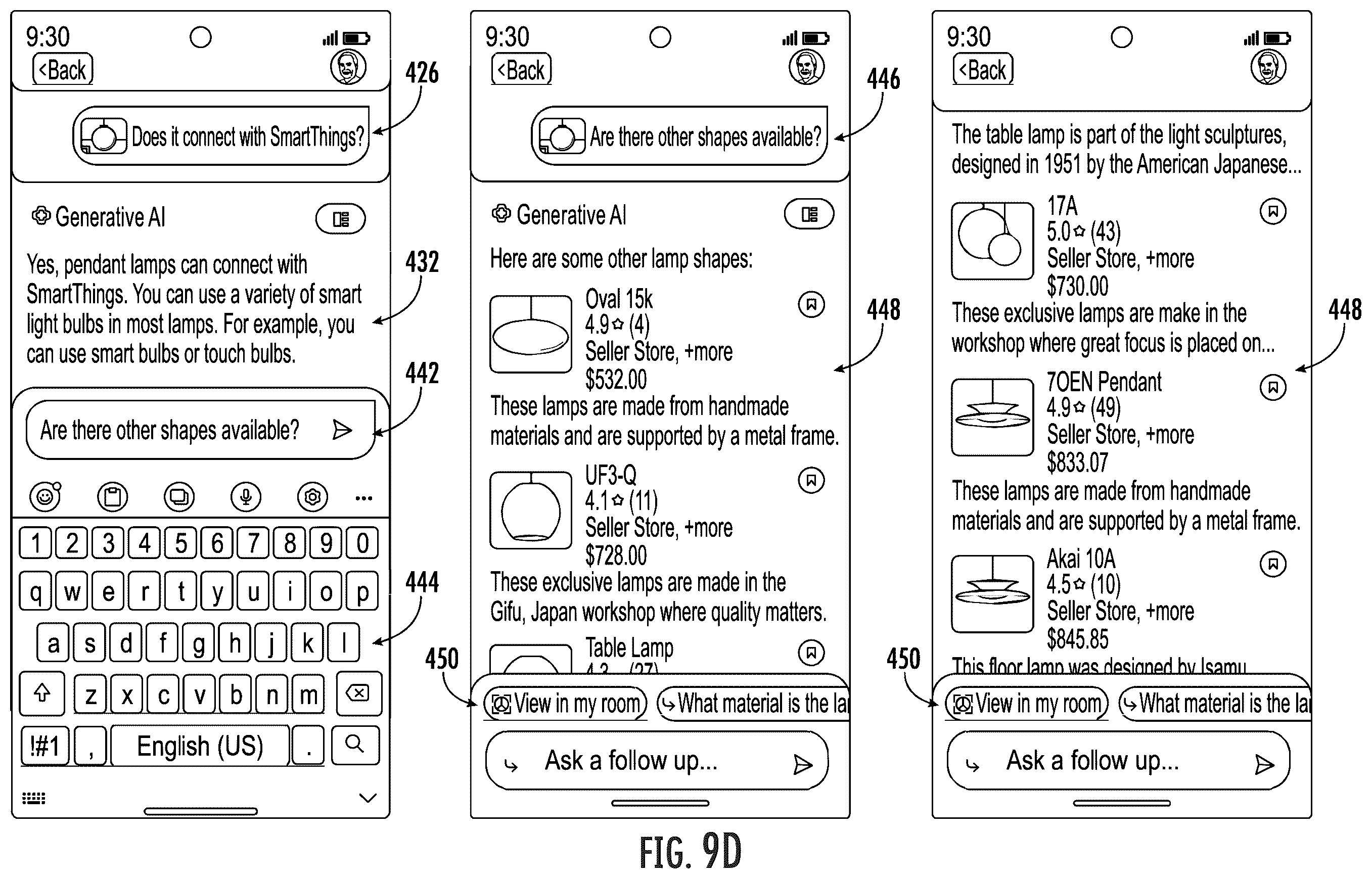Patent US12504875 Figure 16 – Content selection and action determination based on a gesture input