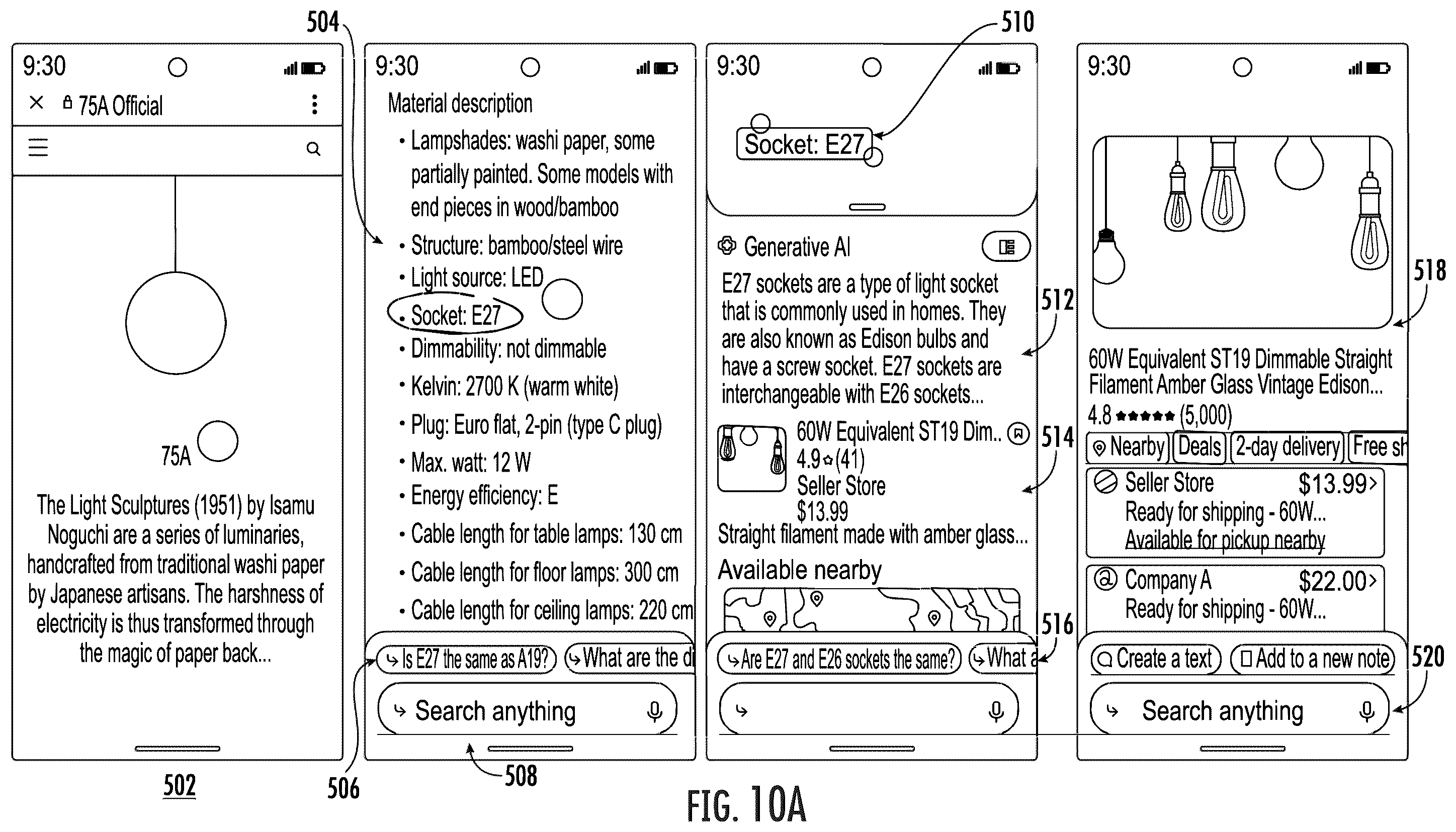 Patent US12504875 Figure 17 – Content selection and action determination based on a gesture input